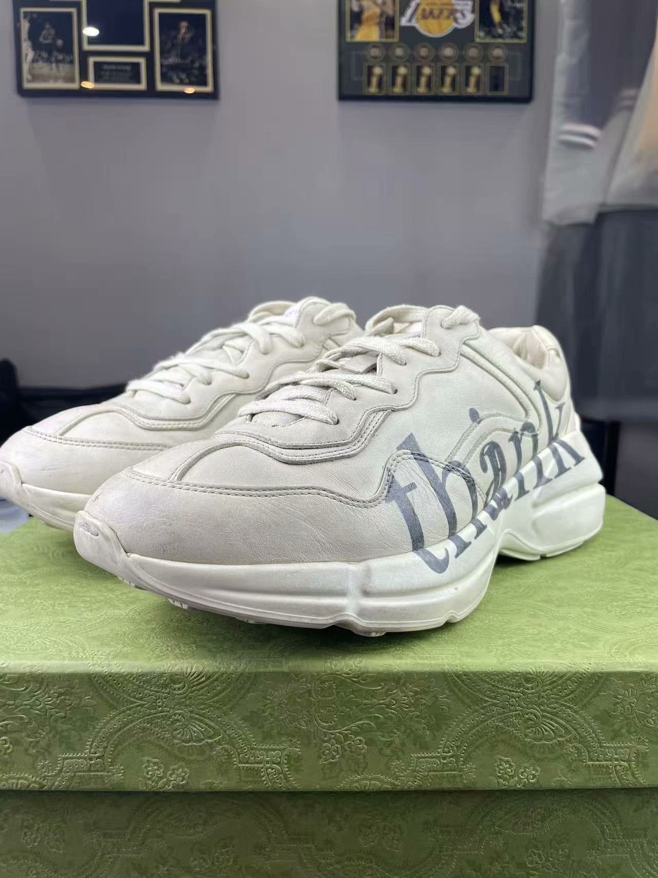 Gucci Gucci Printed Lowtop Sneakers 8.5 Men Size US 8.5 / EU 41-42 - 1 Thumbnail