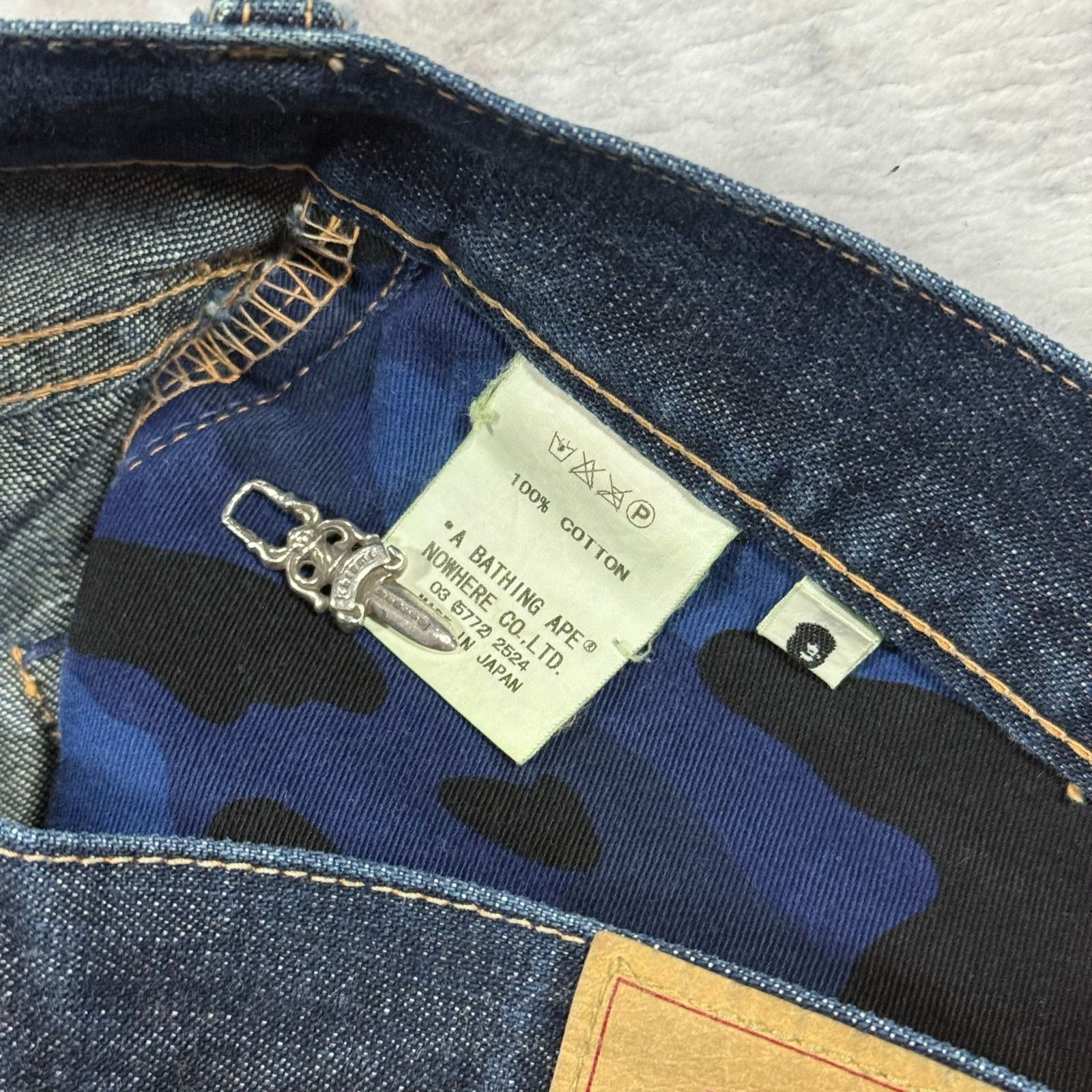 Bape × Nigo Authentic Bape 2000’s ASNKA Jeans 32 Size US 32 / EU 48 - 5 Thumbnail