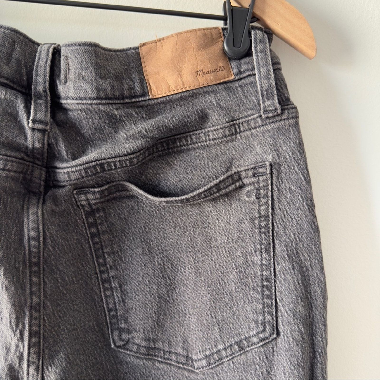 Madewell Madewell The Perfect Vintage Jean Gray Denim Zip Button 28 Size 28" / US 6 / IT 42 - 3 Thumbnail