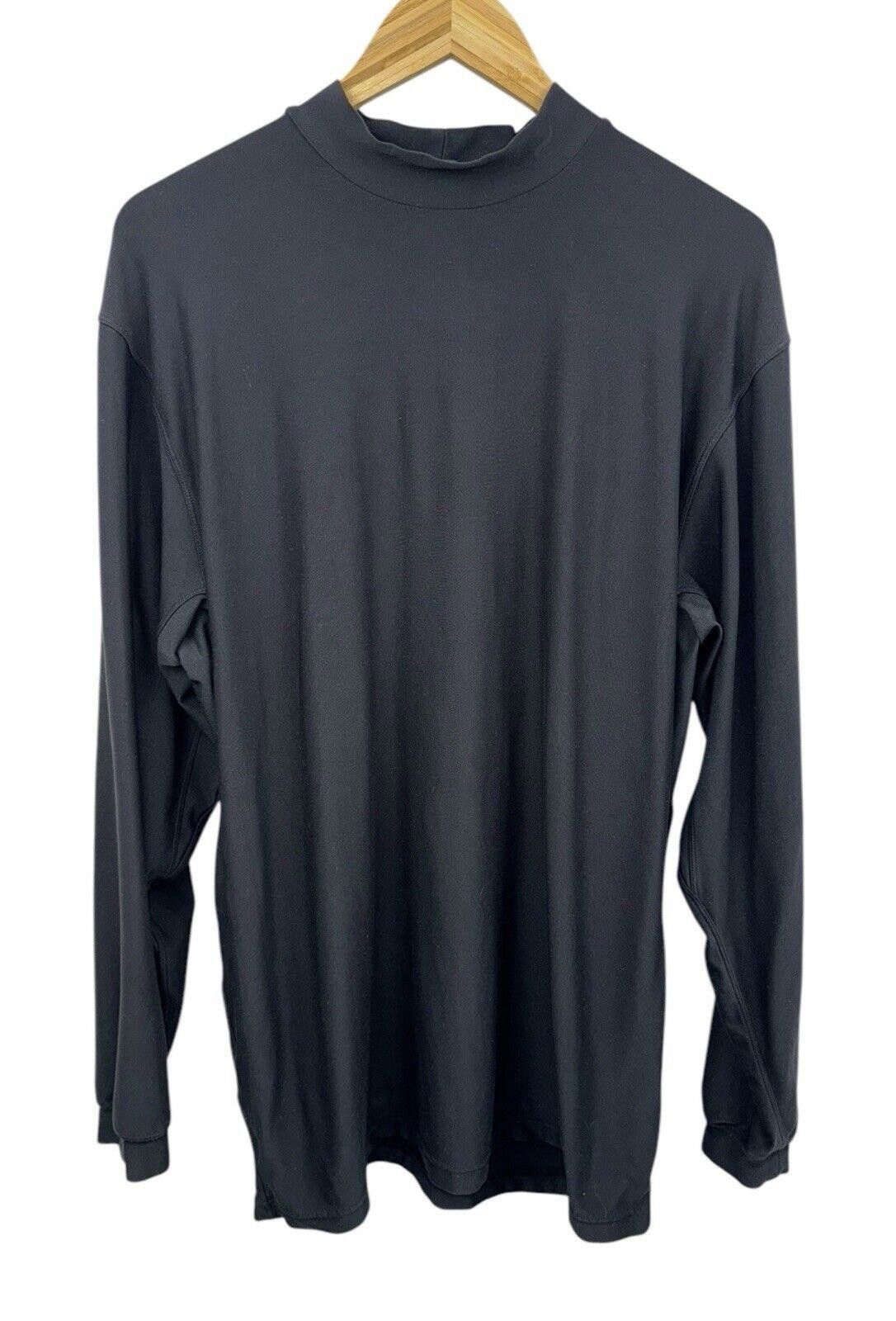 Nike Vintage Nike Golf Dri Fit Black Mock Neck Turtleneck XL Size US XL / EU 56 / 4 - 1 Thumbnail