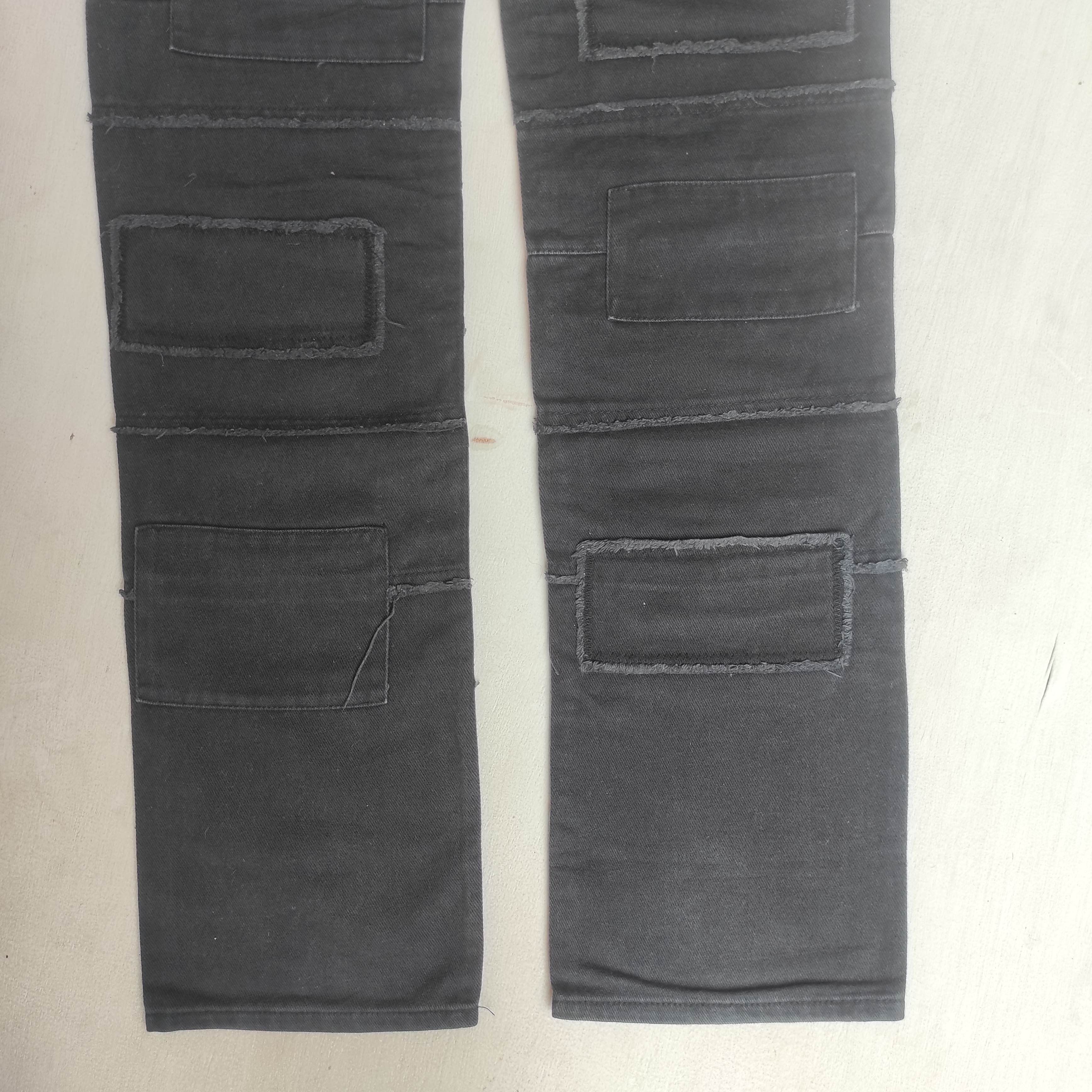 Hysteric Glamour Vintage World Wide Love Patchwork Hagi Denim Jeans Size US 30 / EU 46 - 19 Thumbnail