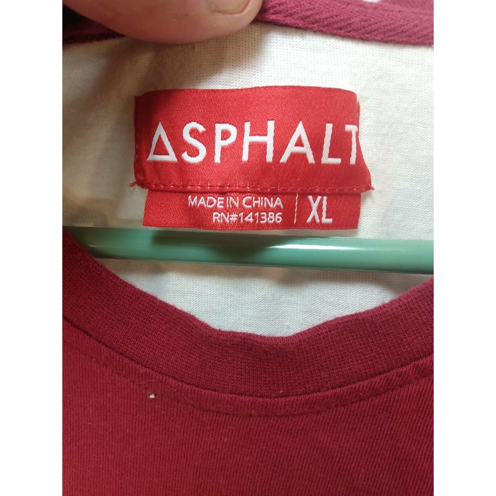 Vintage X L RED & WHITE ASPHALT SS TSHIRT 100% COTTON MEN XL Red White T-Shirt XL 100% Cotton Men Size US XL / EU 56 / 4 - 7 Thumbnail