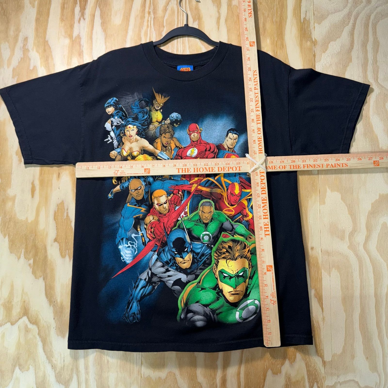 DC Comics Vintage Y2K justice league 00s era comic DC superhero Tshirt Size US L / EU 52-54 / 3 - 4 Thumbnail