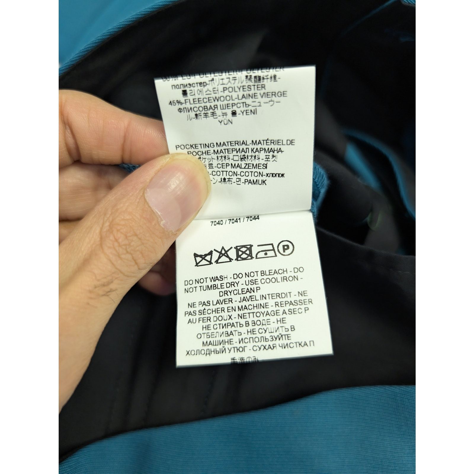 BOTTER o1rshd1 CC20 Wool Classic Trouser with Pleated in Petrol Size US 32 / EU 48 - 17 Thumbnail