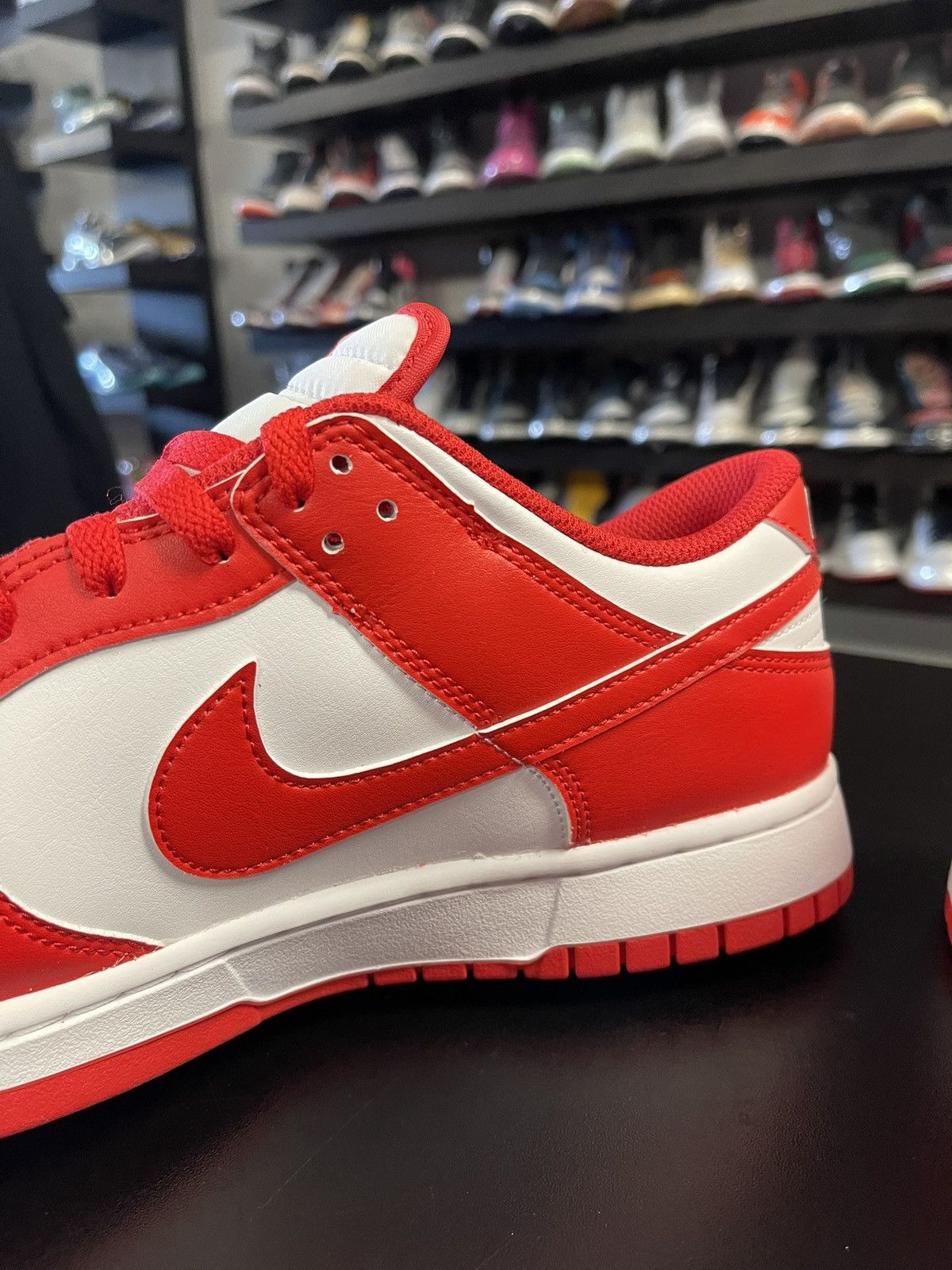 Nike Size 12 - Nike Dunk Low Red St John’s Size US 12 / EU 45 - 7 Thumbnail
