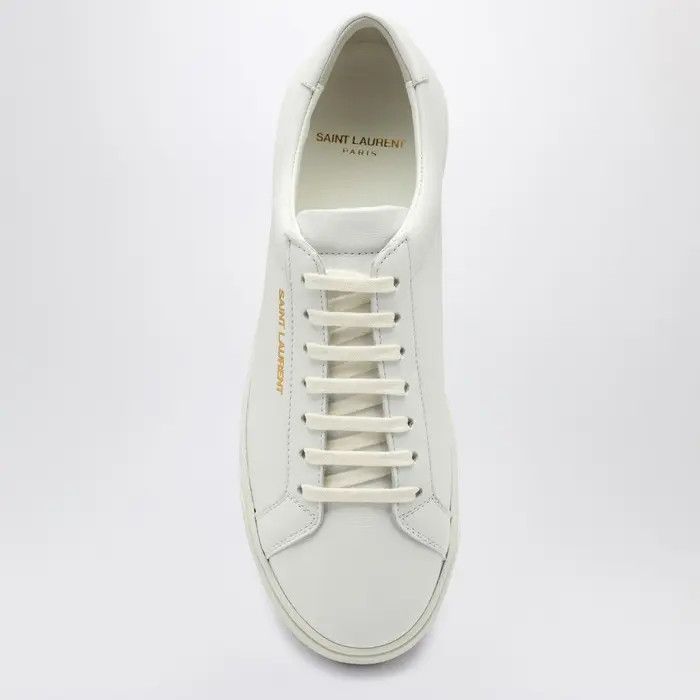 Saint Laurent Paris o1b1hav110425 Andy Sneakers in Leather in White Size US 5.5 / IT 35.5 - 3 Thumbnail