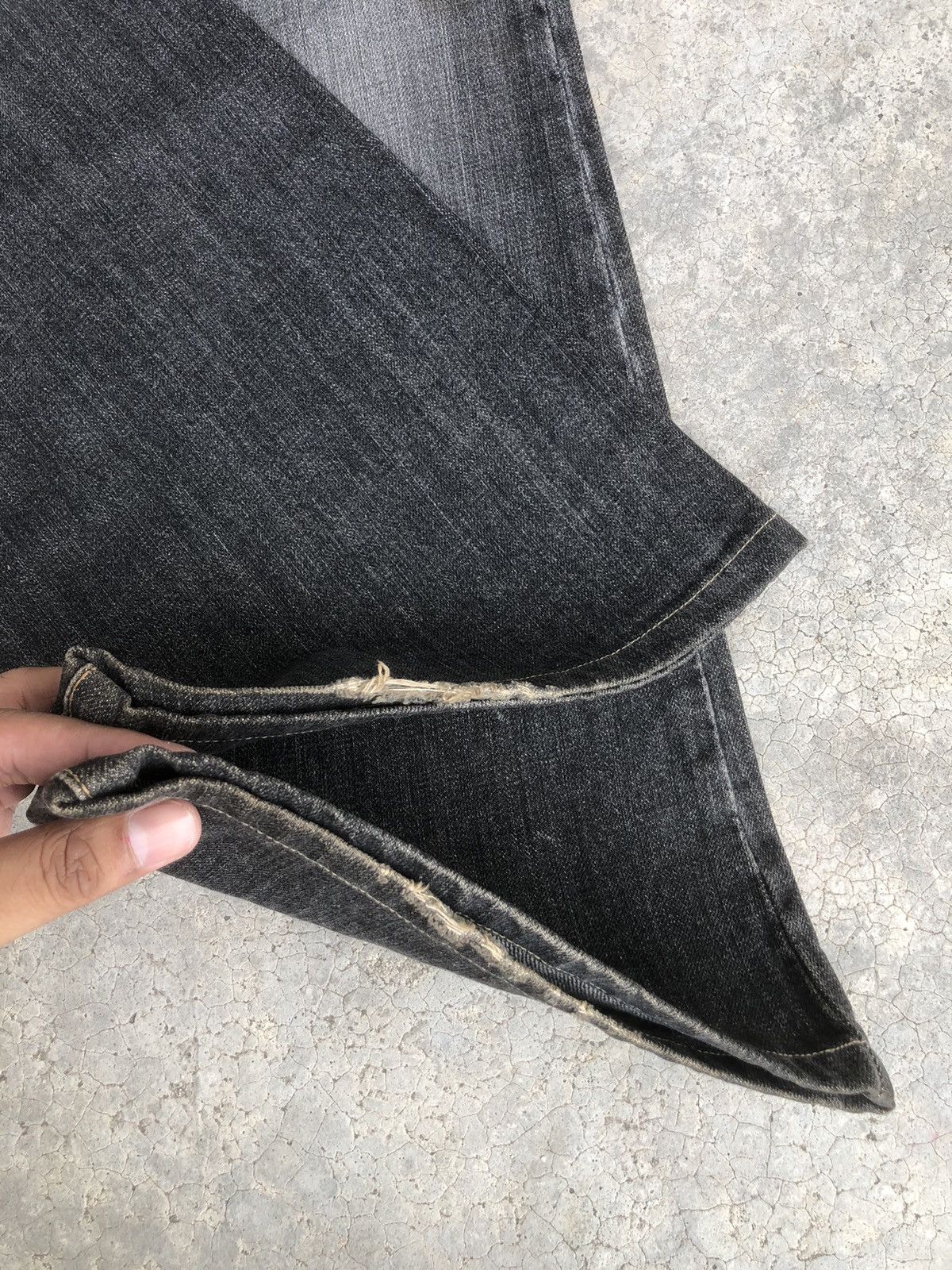 If Six Was Nine Japanese Edwin 800sx Flared Jeans Distressed Jeans Size US 31 - 13 Thumbnail