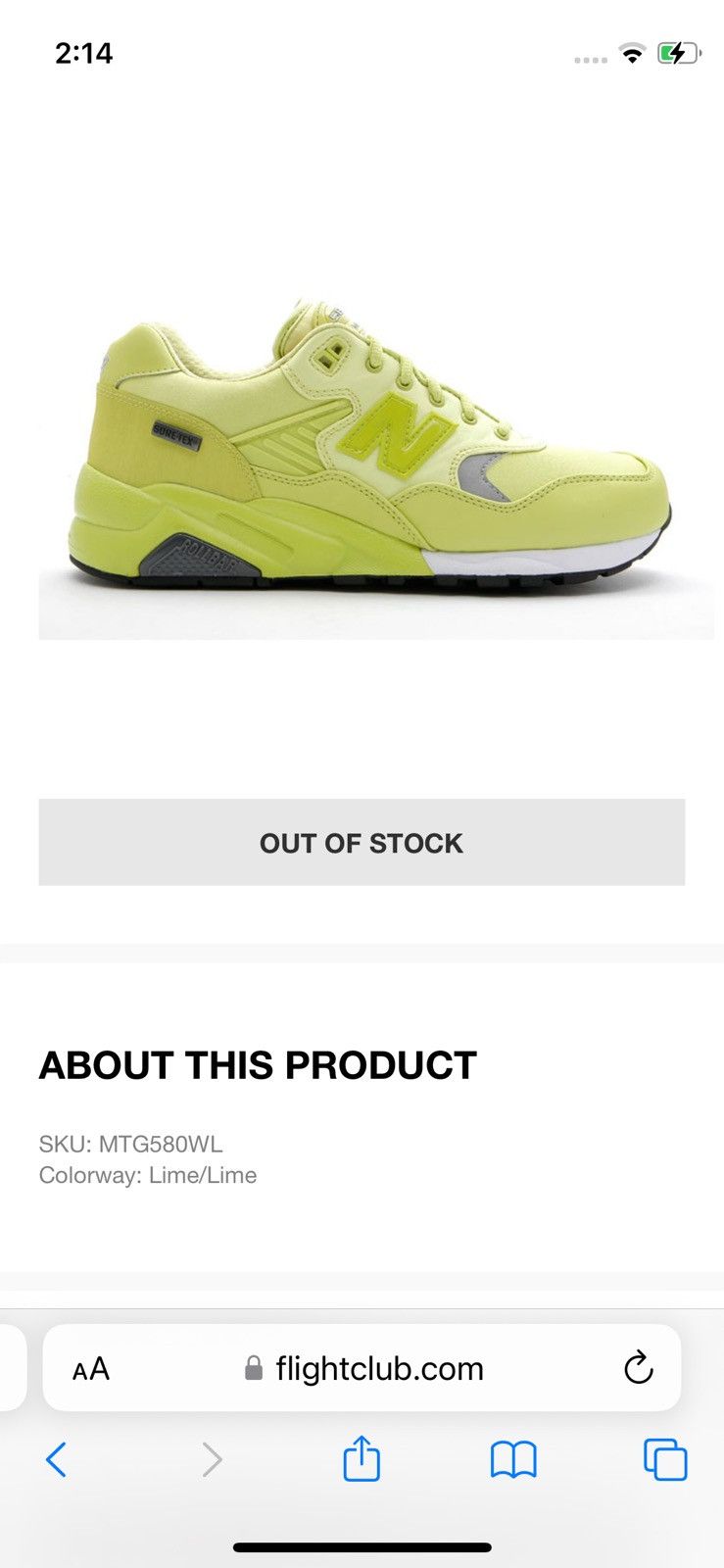 New Balance MTG580WL New Balance Gortex Size US 12 / EU 45 - 11 Thumbnail