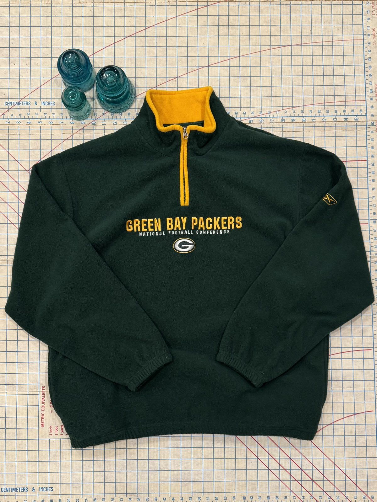 Reebok Reebok Green Bay Packers 1/4 Zip Fleece Mens XL Green Size US XL / EU 56 / 4 - 5 Thumbnail