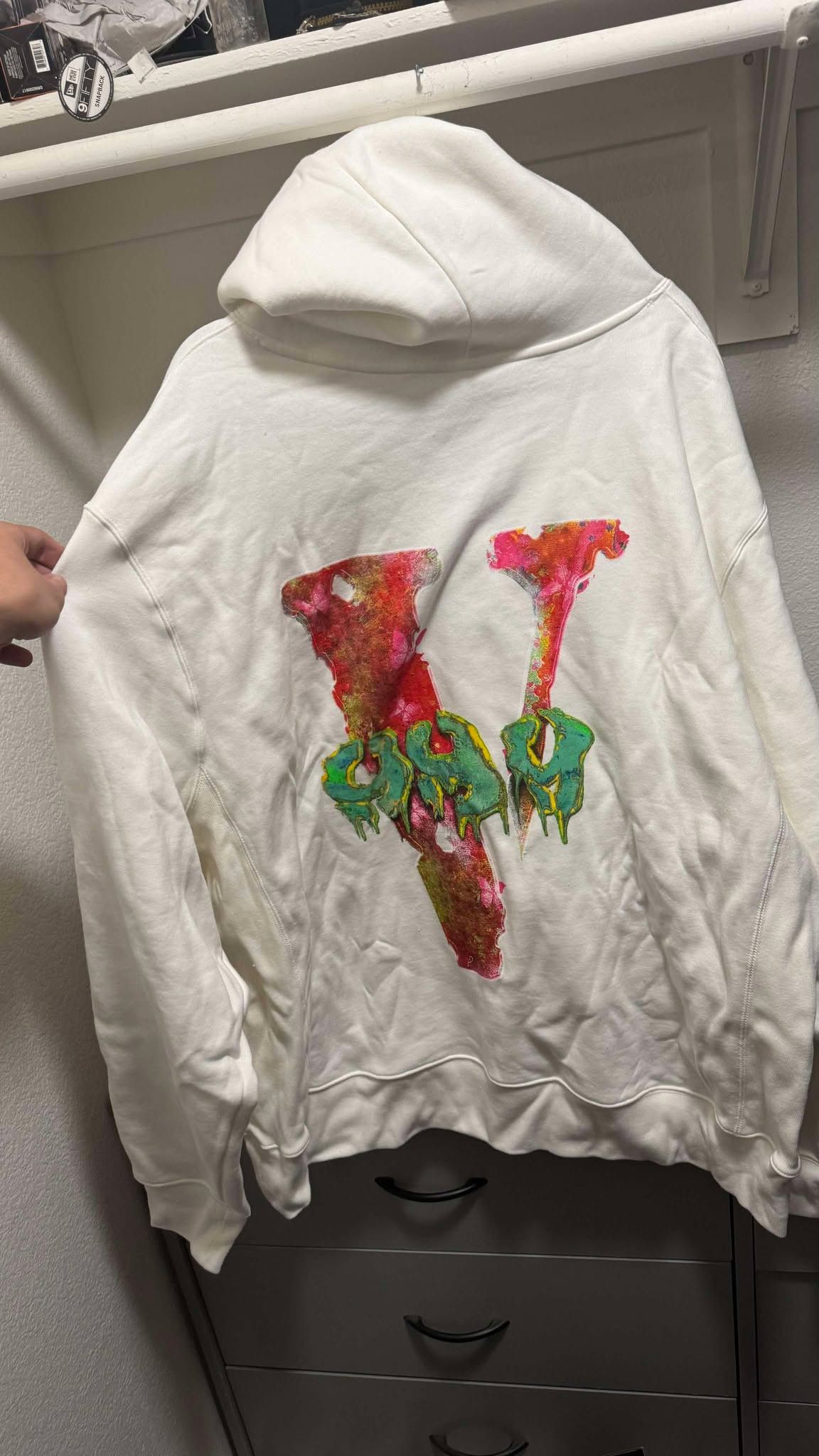 Revenge × Vlone Juice Wrld Vlone Fighting Demons Acid Hoodie Size US XXL / EU 58 / 5 - 2 Thumbnail