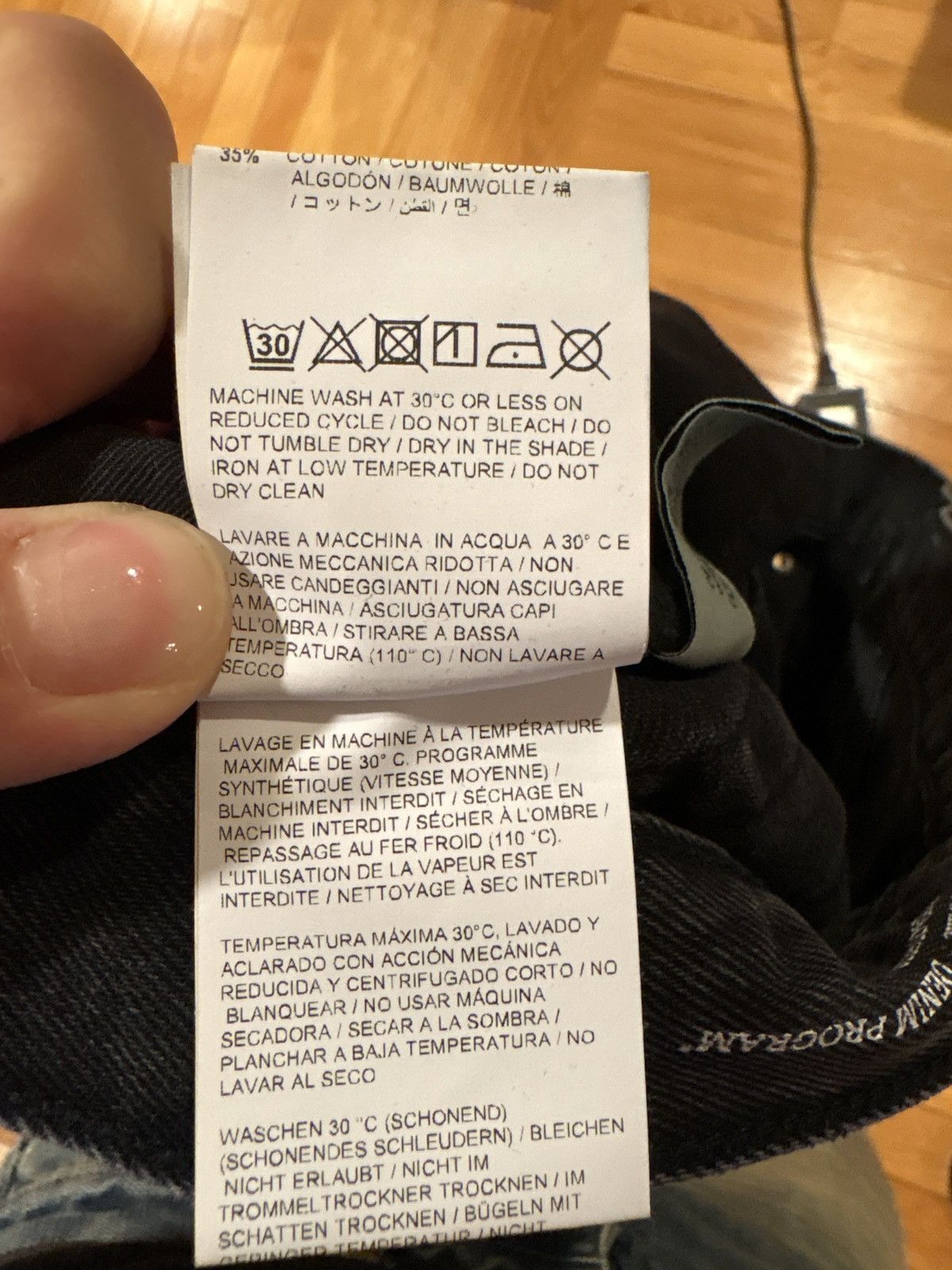 Off-White Black Off White Abloh Jeans Size US 30 / EU 46 - 11 Thumbnail