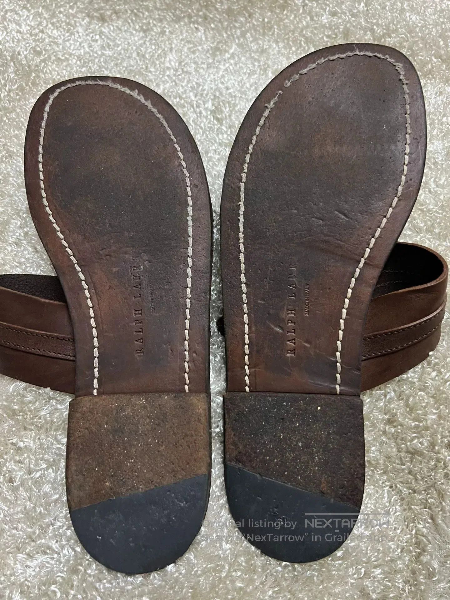 Other Ralph Lauren Men's Leather Slipper Sandals. Size US 10.5 / EU 43-44 - 6 Thumbnail