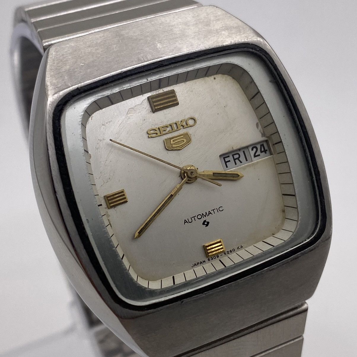 Seiko Vintage Seiko 5 Automatic 6349 Men’s Wristwatch Size 36 - 3 Thumbnail
