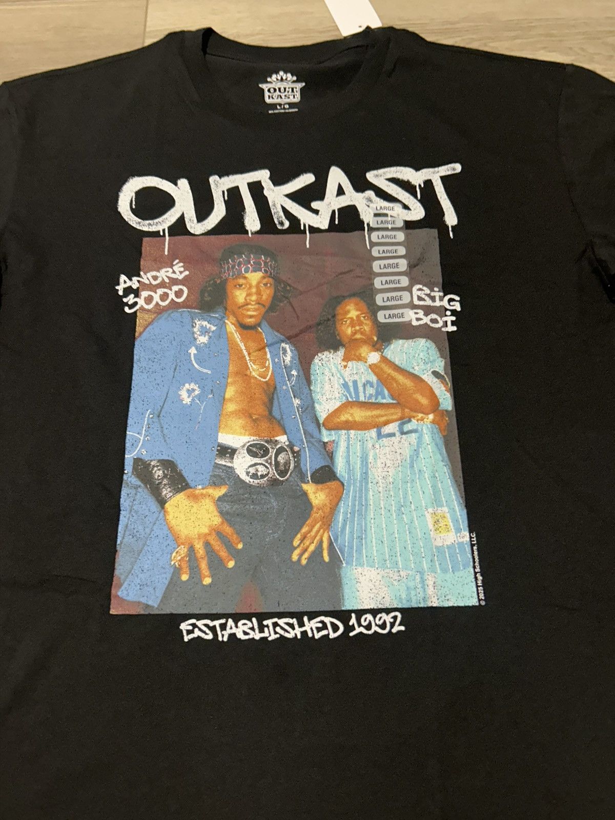 Outkast OutKast Vintage Black T-Shirt Size US L / EU 52-54 / 3 - 4 Thumbnail