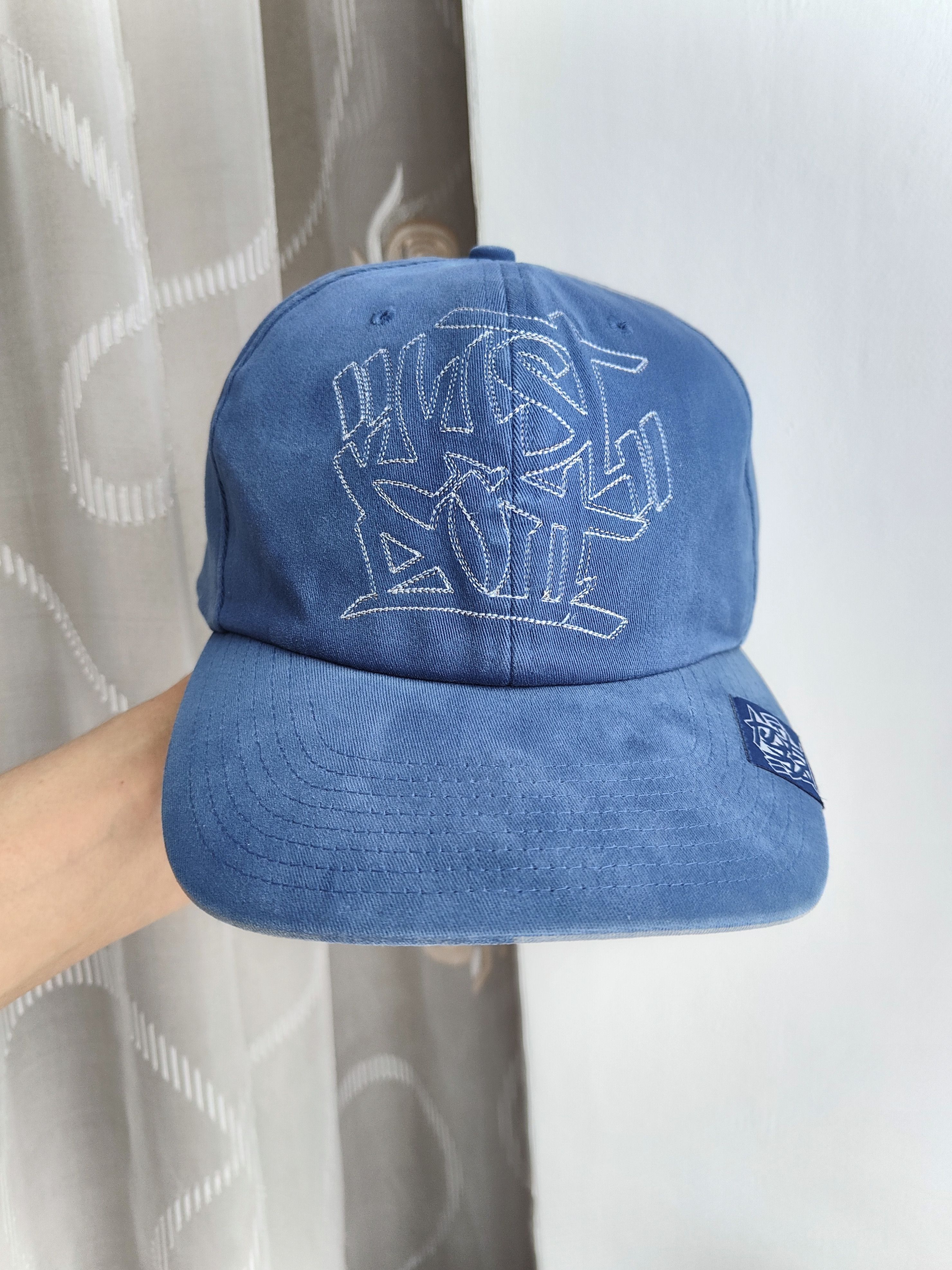 Nike Vintage Y2K Nike Air Cap Japanese Graffiti Hat Tec Flex Fit Size ONE SIZE - 2 Thumbnail