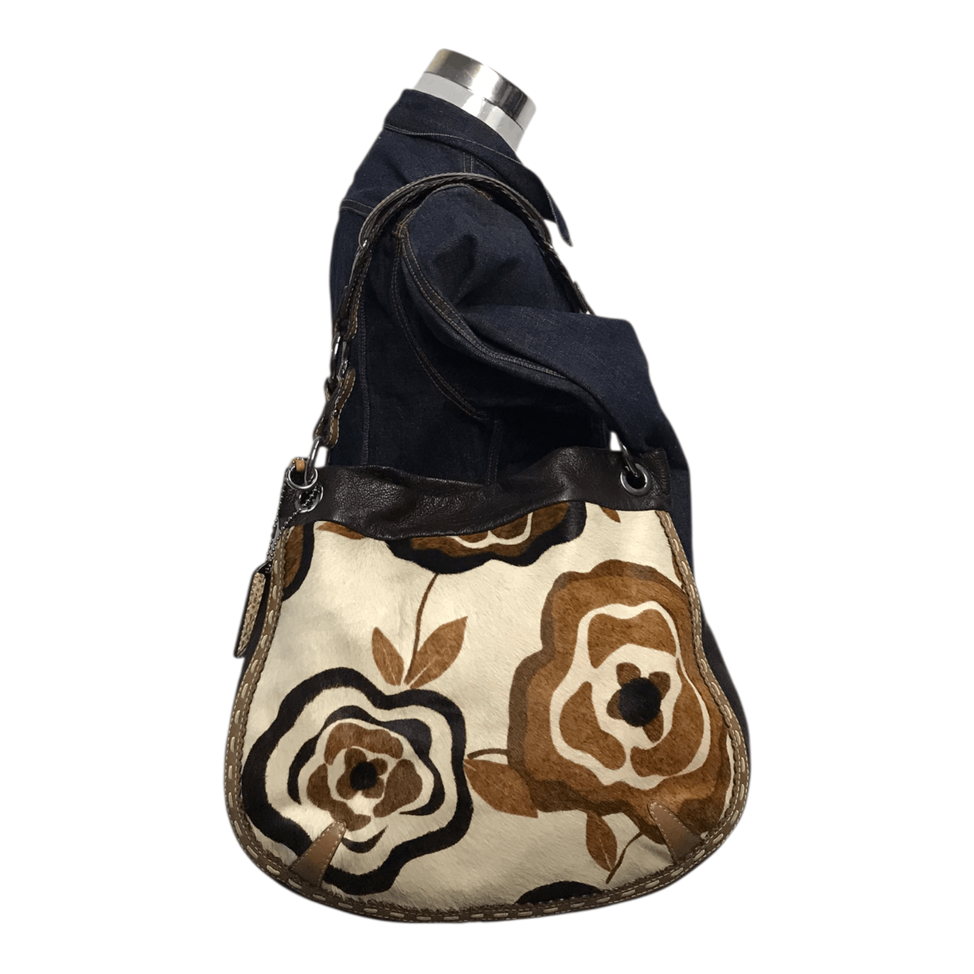 Barbara Bui 2011 Barbara Bui Suede Leather Style Fur HandBag Size ONE SIZE - 1 Thumbnail