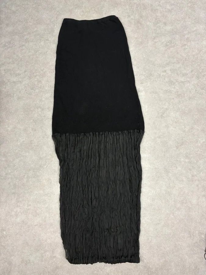 Issey Miyake 2000s Issey Miyake Black Pleated Dress Size M / US 6-8 / IT 42-44 - 6 Thumbnail