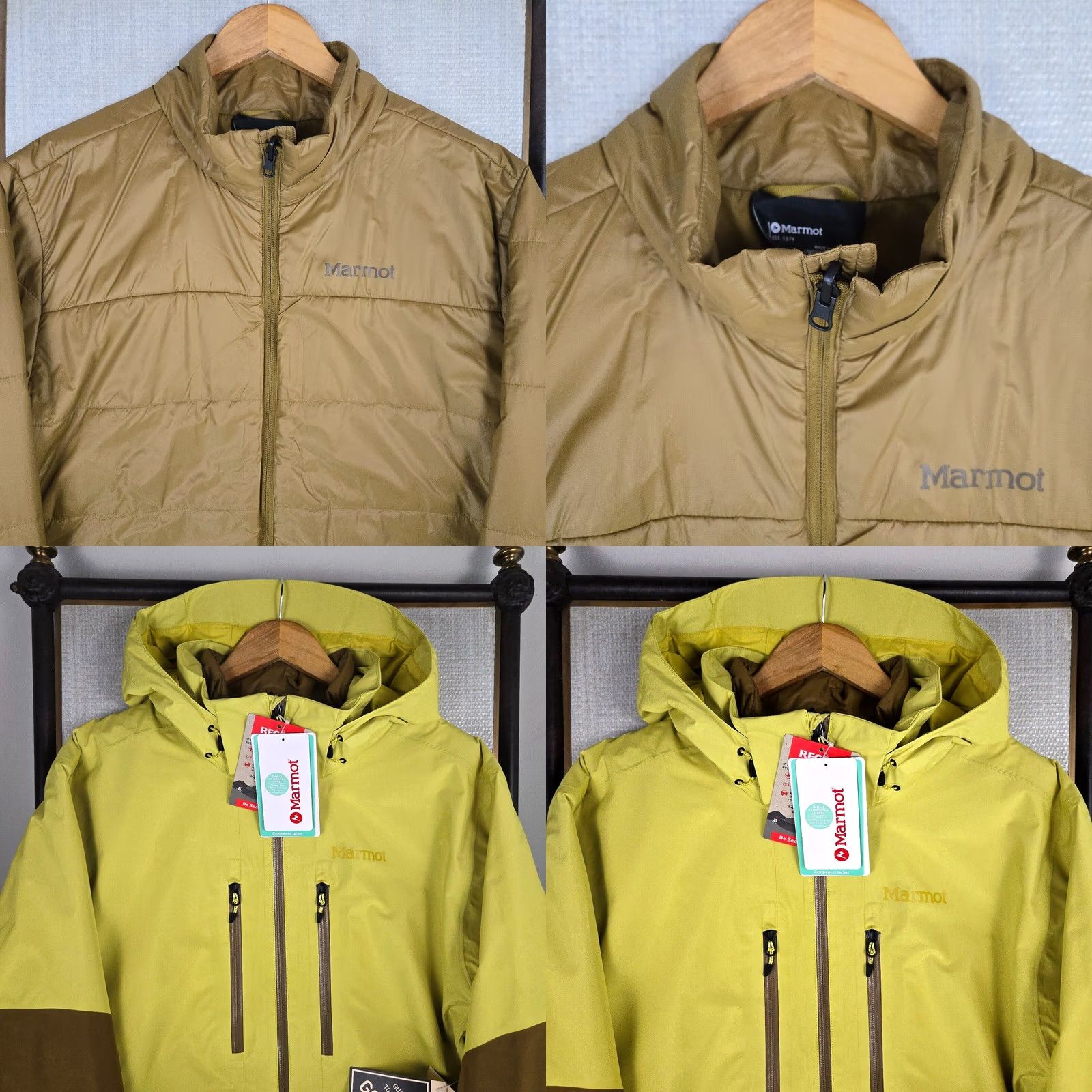 Marmot Marmot Jacket 3-in-1 Gore-Tex Recco Insulated Winter Ski Snowboard Hooded XL Yellow Mens Size US XL / EU 56 / 4 - 10 Thumbnail