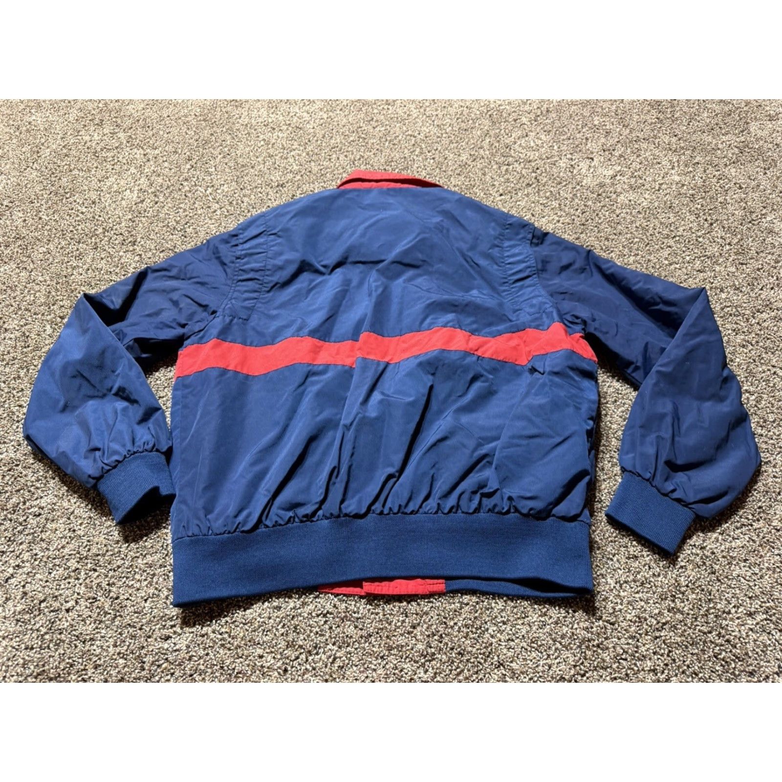 Vintage VINTAGE Field & Stream Womens Windbreaker Jacket Large Red Blue Snap Front Size L / US 10 / IT 46 - 7 Thumbnail