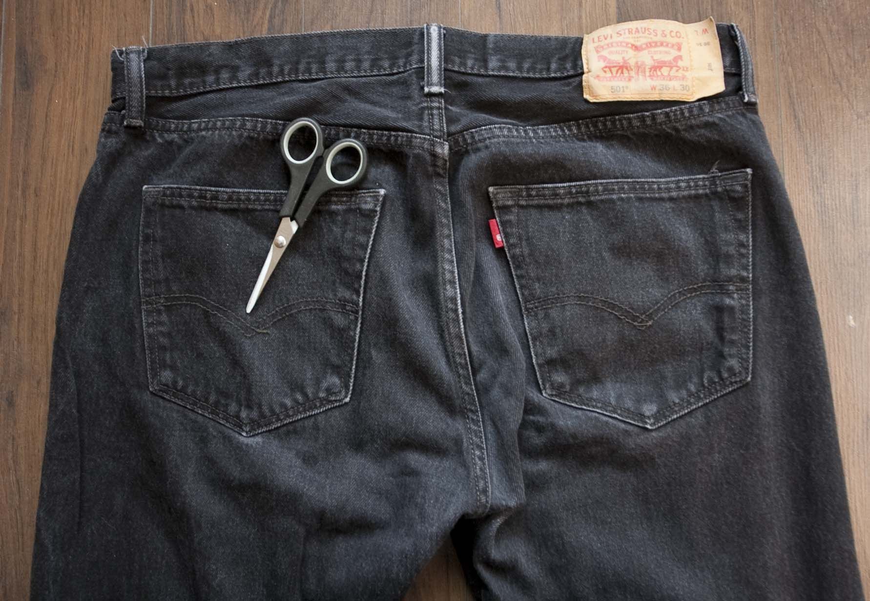 Levi's Levis Jeans 501 Black / Dark Gray Jeans Size 36x27.5 Size US 36 / EU 52 - 4 Thumbnail