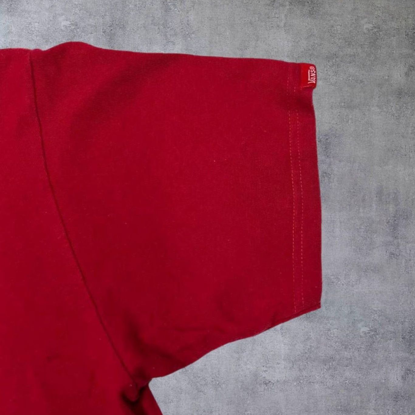 Vans VANS T-Shirt Men Medium Red Graphic Checkered Logo Spellout Front Size US M / EU 48-50 / 2 - 4 Thumbnail