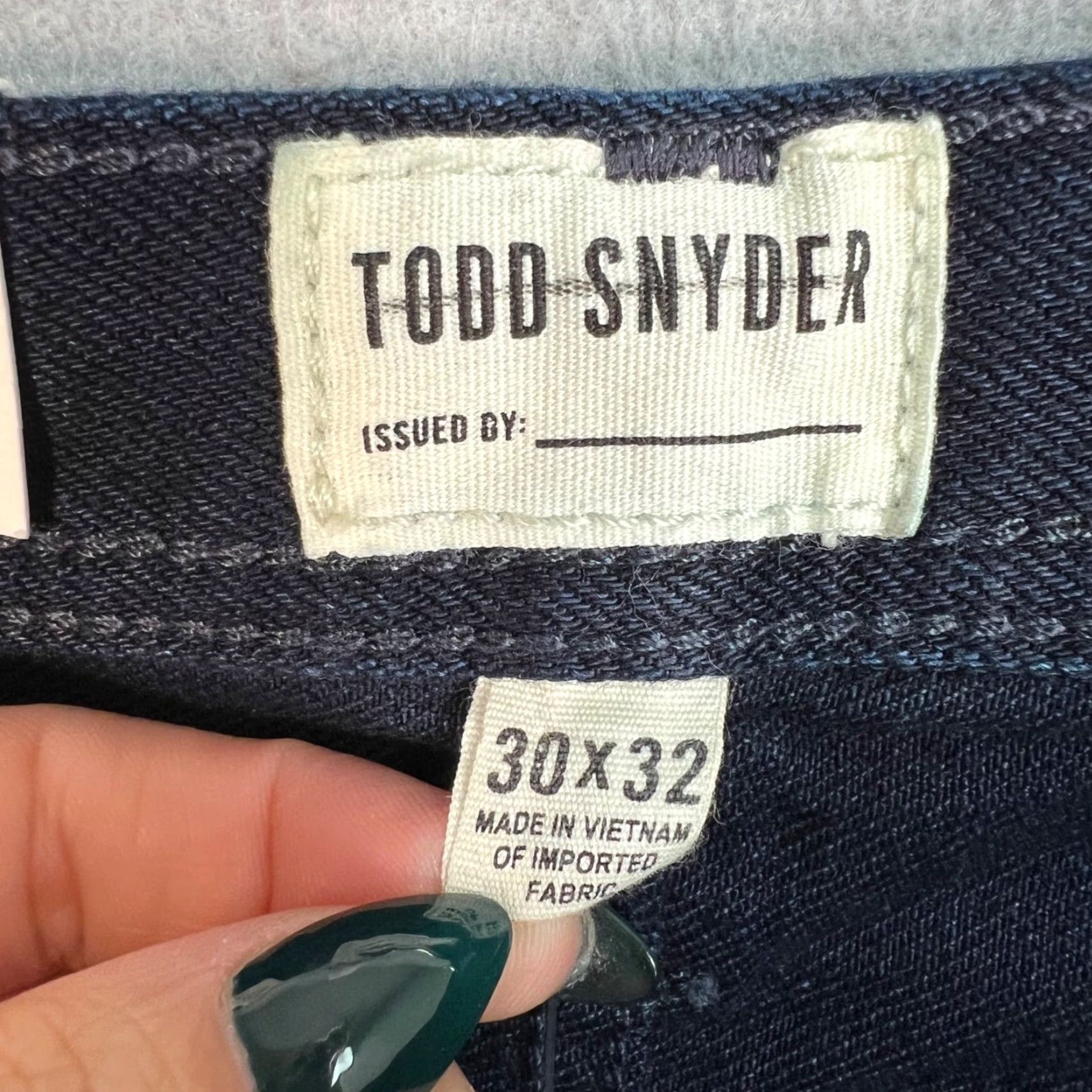 Todd Snyder Todd Snyder Indigo Rinse Carpenter Jeans Mens Size 30 x 32 Selvedge Denim Blues Jeans 5-Pocket Mens Todd Snyder Jeans Size US 30 / EU 46 - 4 Thumbnail