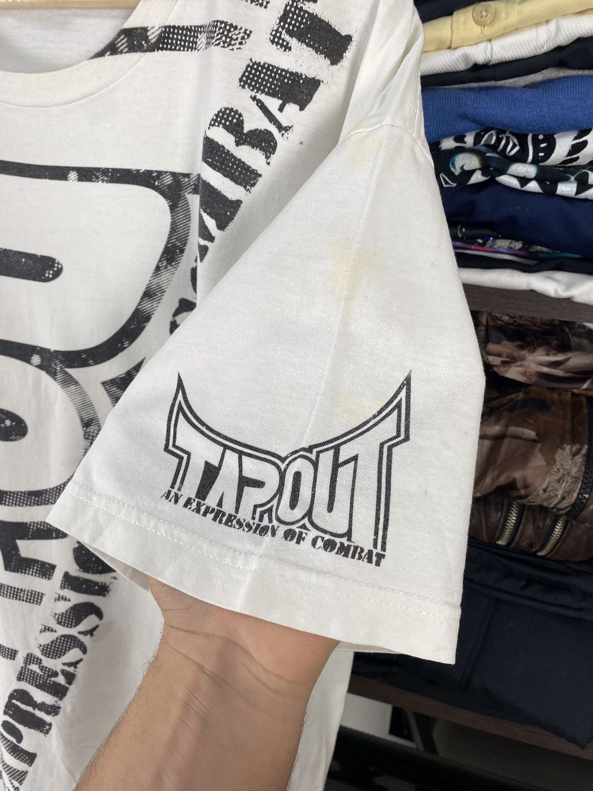 Other Crazy VTG Y2K Tapout Graphic Tee Size US XXL / EU 58 / 5 - 5 Thumbnail