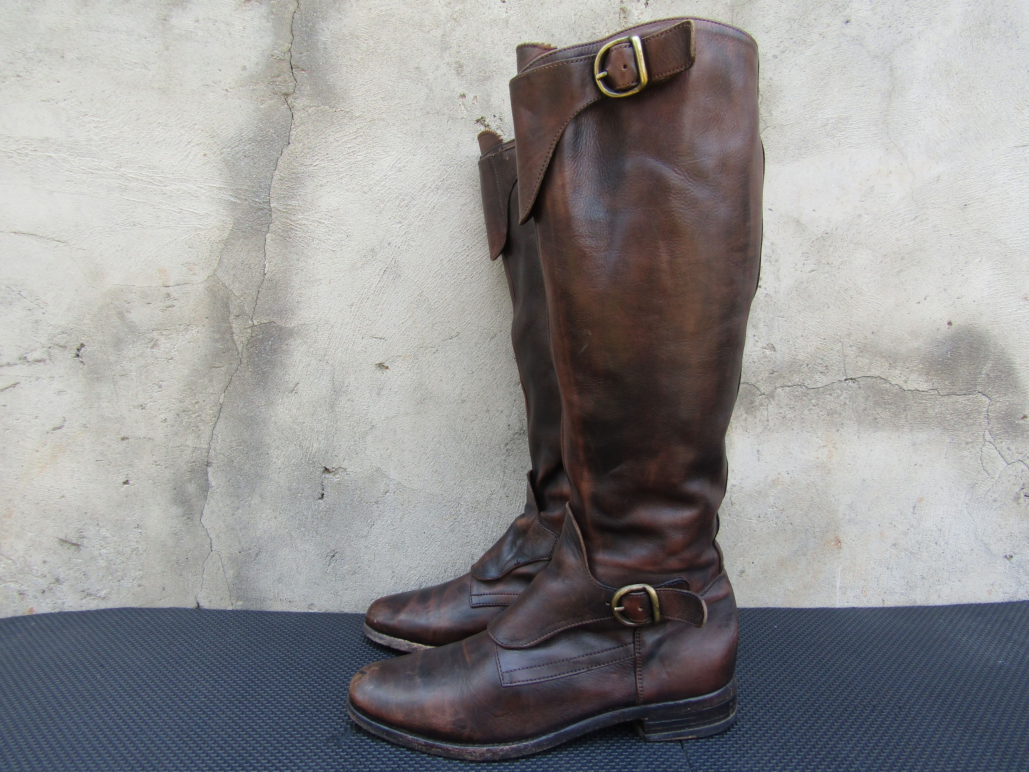 Officine Creative RARE Officine Creative Equestrian Moto Riding Tall Leather Size US 6 / IT 36 - 7 Thumbnail