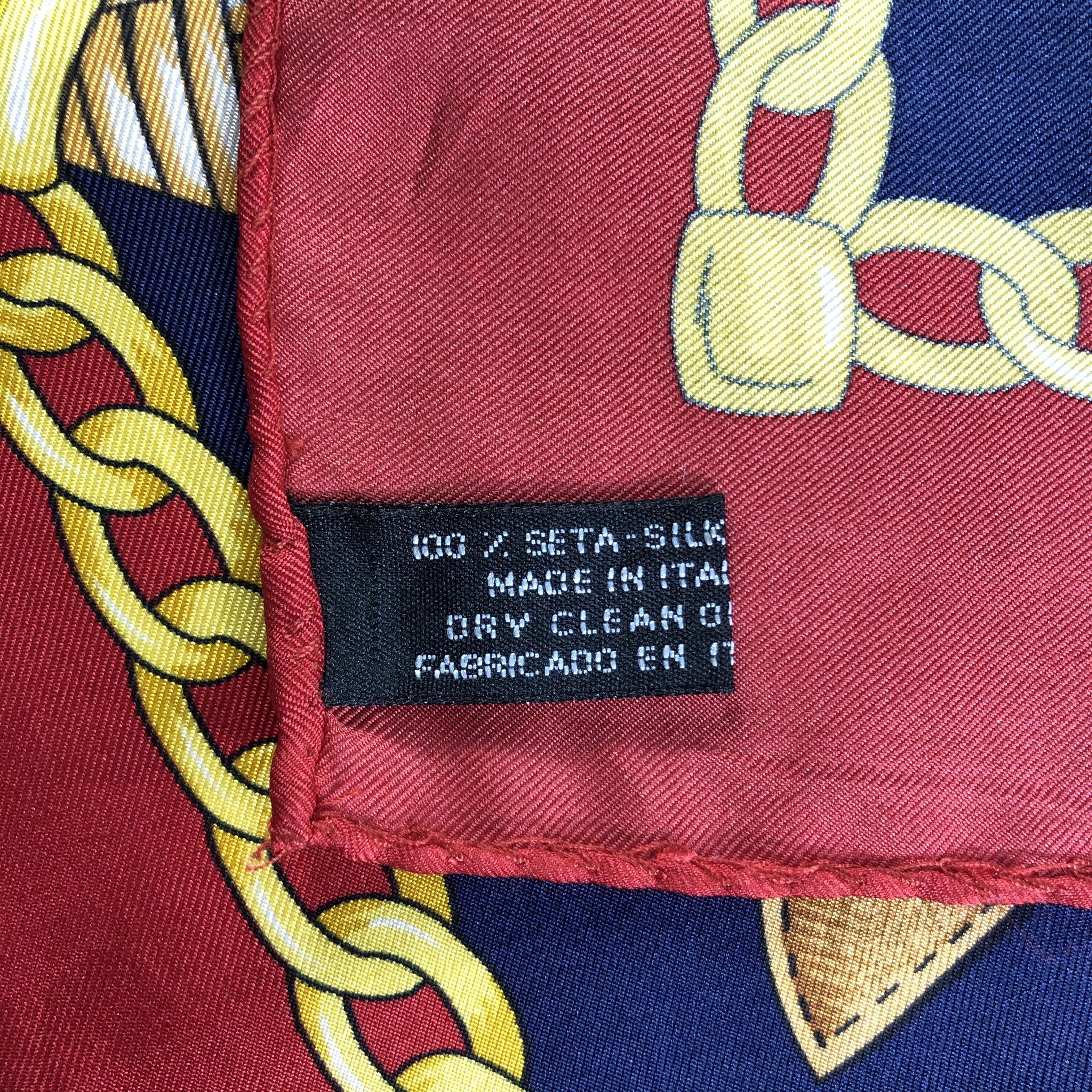 Vintage Vintage Marco Delli Silk Scarf Size ONE SIZE - 5 Thumbnail