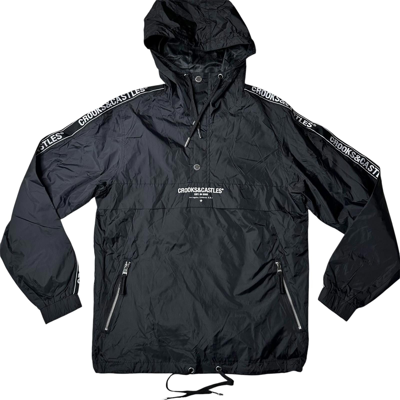 Crooks & Castles NWT Crooks & Castles Hooded Windbreaker Jacket Black Men S Size US S / EU 44-46 / 1 - 1 Thumbnail