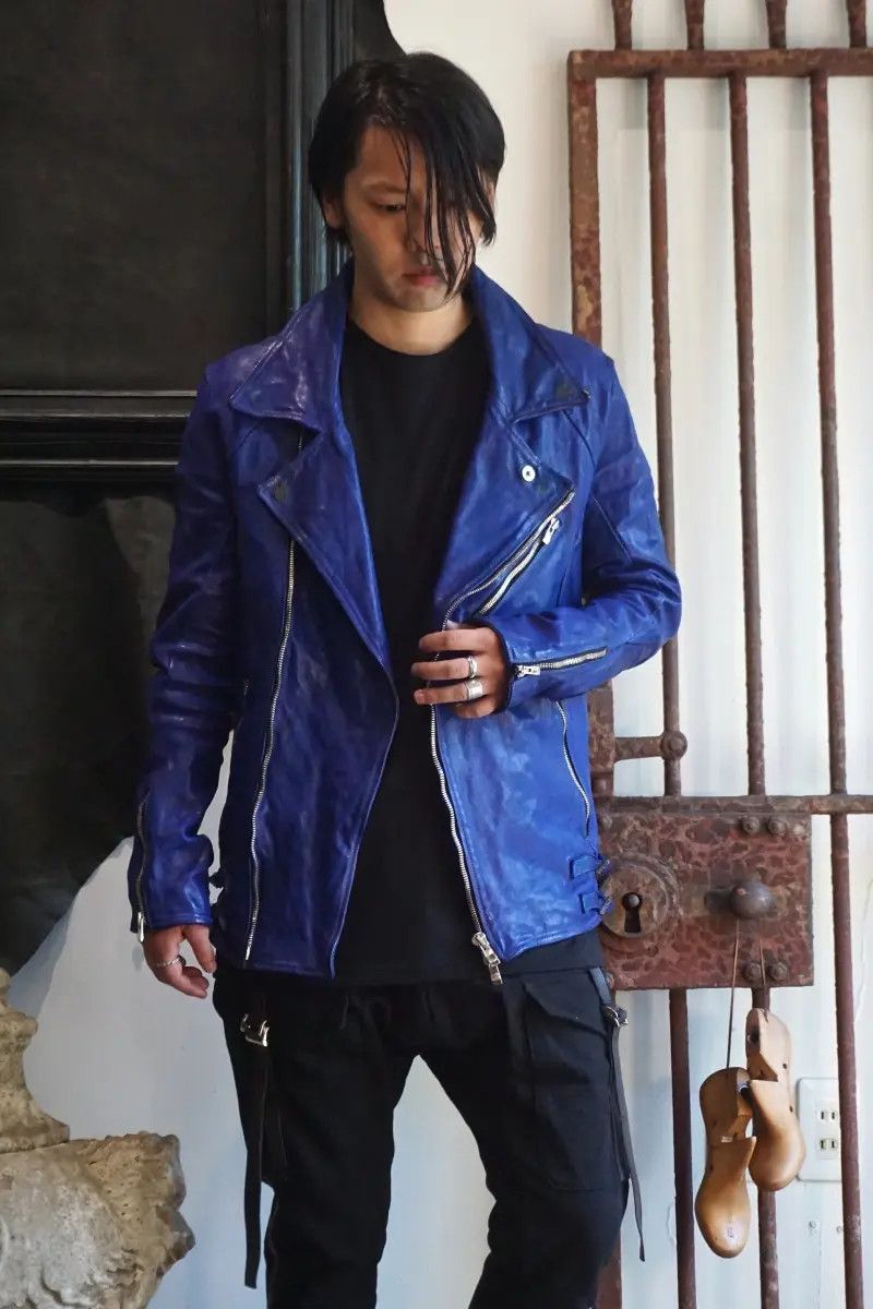 Incarnation Incarnation submarine blue leather jacket Size US M / EU 48-50 / 2 - 1 Thumbnail
