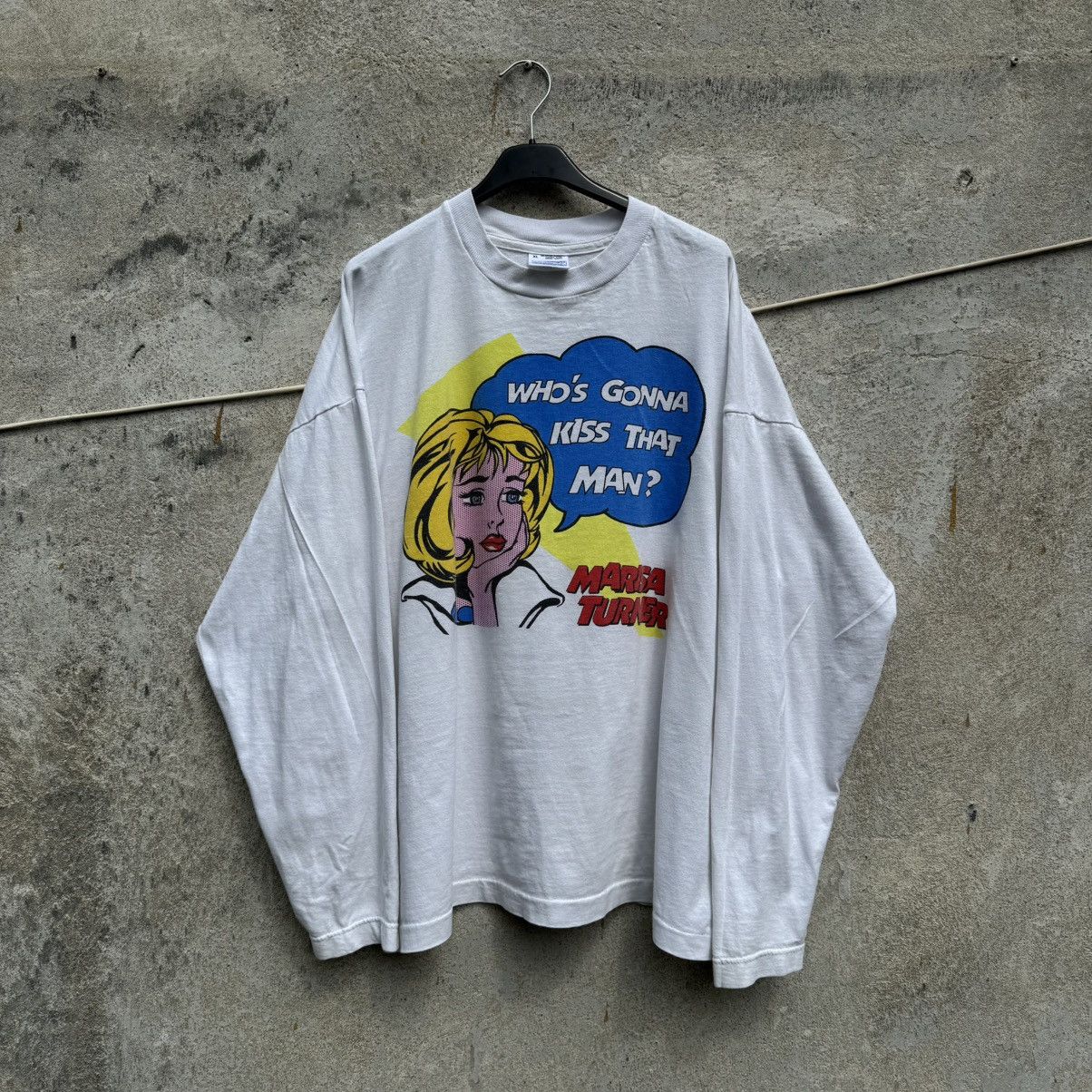 Band Tees Vintage Whos Gonna Kiss Screen Stars Single Stitch 90s Size US XL / EU 56 / 4 - 1 Thumbnail