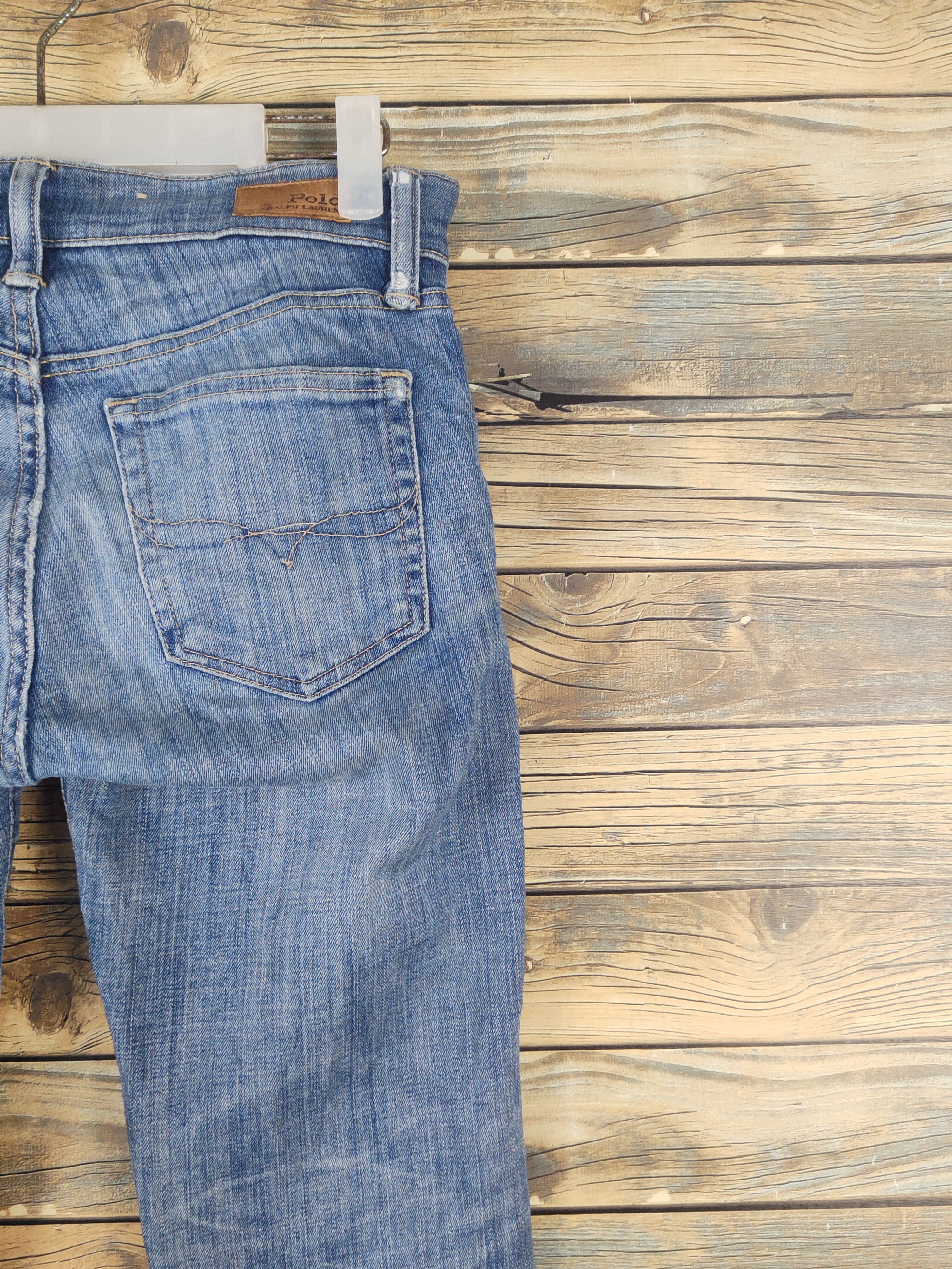 Polo Ralph Lauren Polo Ralph Lauren Blue Distressed Ripped Jeans #W2011 Size 29" - 10 Thumbnail