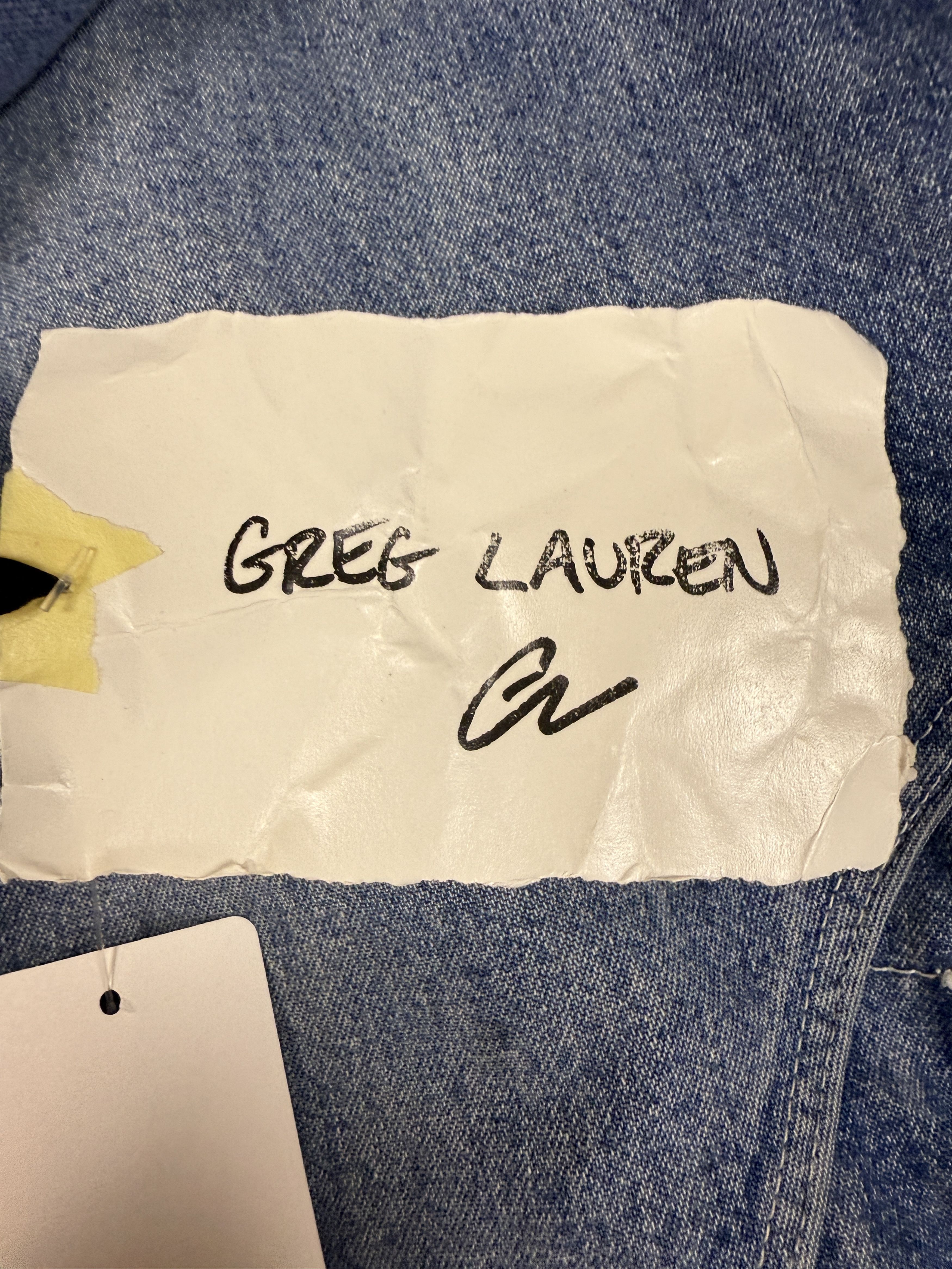 Greg Lauren $1800 Greg Lauren Overall Sherpa Lined Boxy Denim Jacket Size US L / EU 52-54 / 3 - 6 Thumbnail