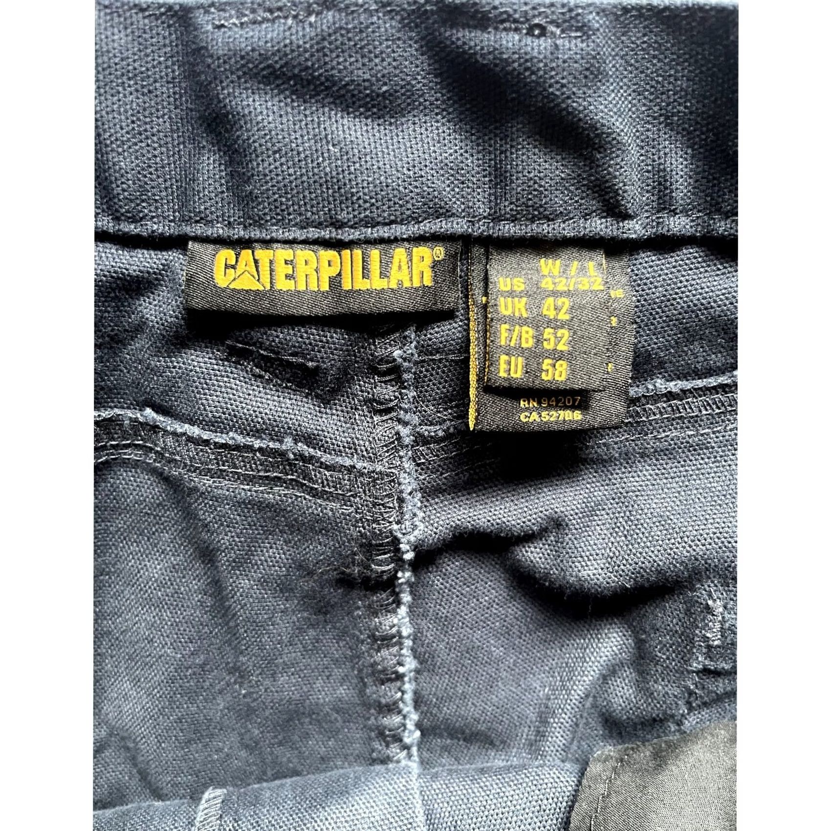 Caterpillar VINTAGE CAT Mens Navy Work Wear Carpenter Pants Size 42x32 Size US 42 / EU 58 - 4 Thumbnail
