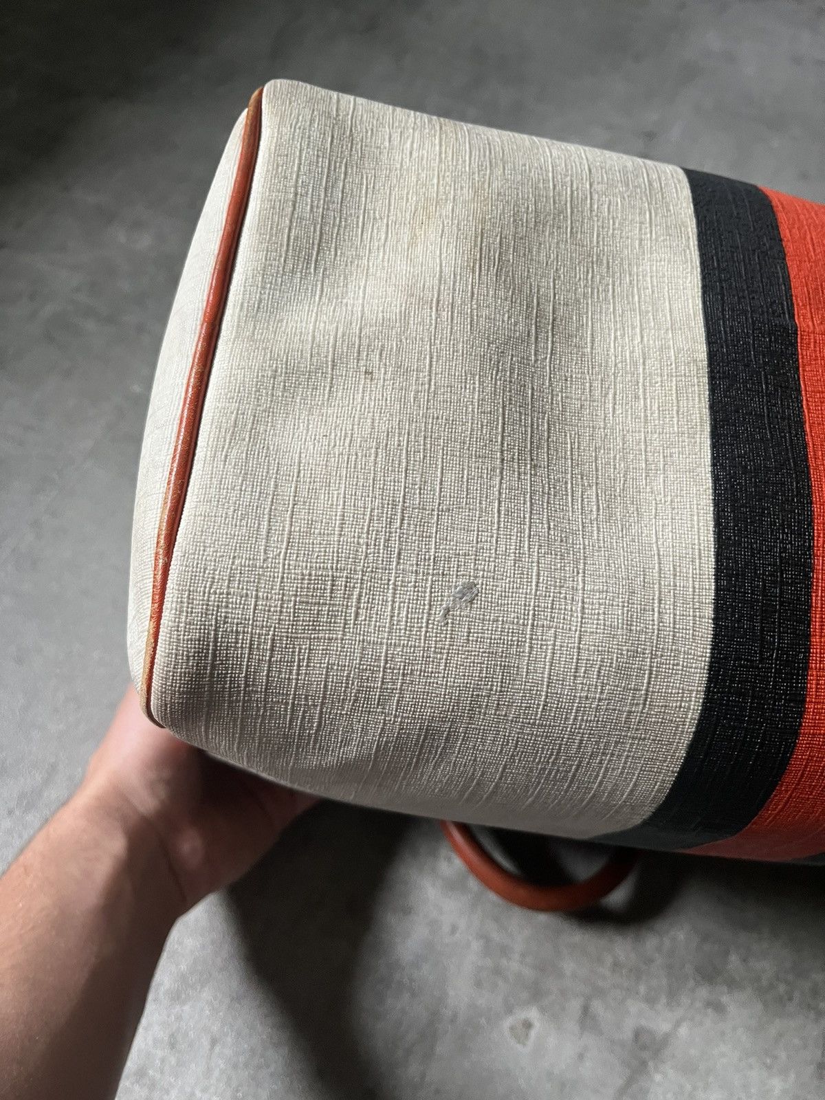 Gucci Gucci Boston canvas white bowling bag limited edition Size ONE SIZE - 3 Thumbnail