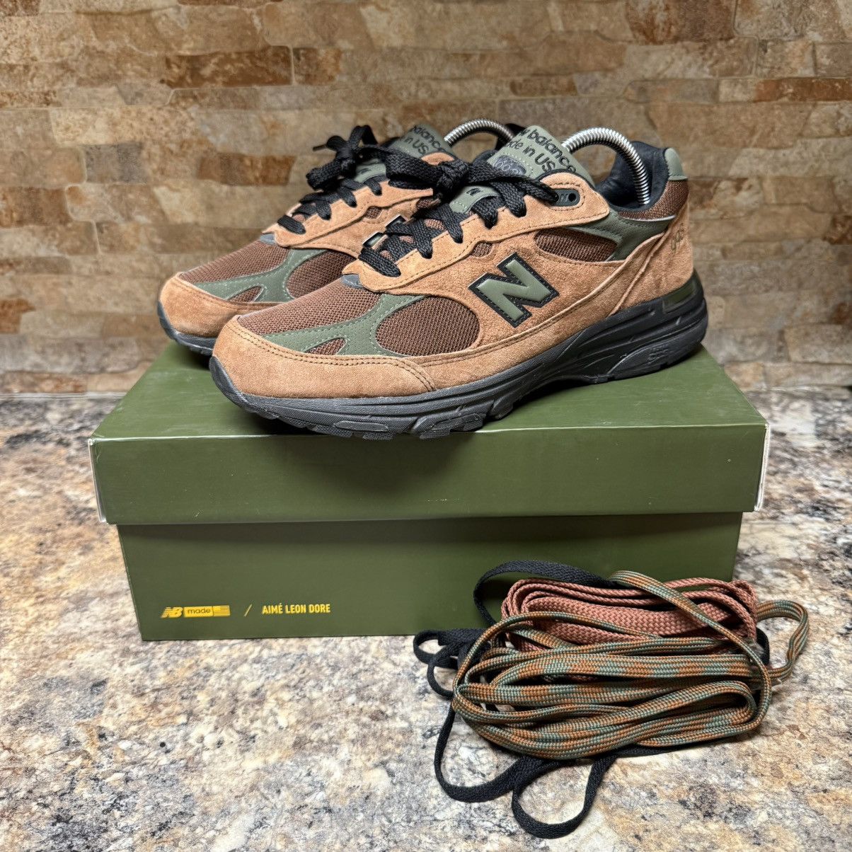 Aime Leon Dore × New Balance Aimé Leon Dore x New Balance 993 Made in USA Beef & Broccoli Size US 9.5 / EU 42-43 - 1 Thumbnail
