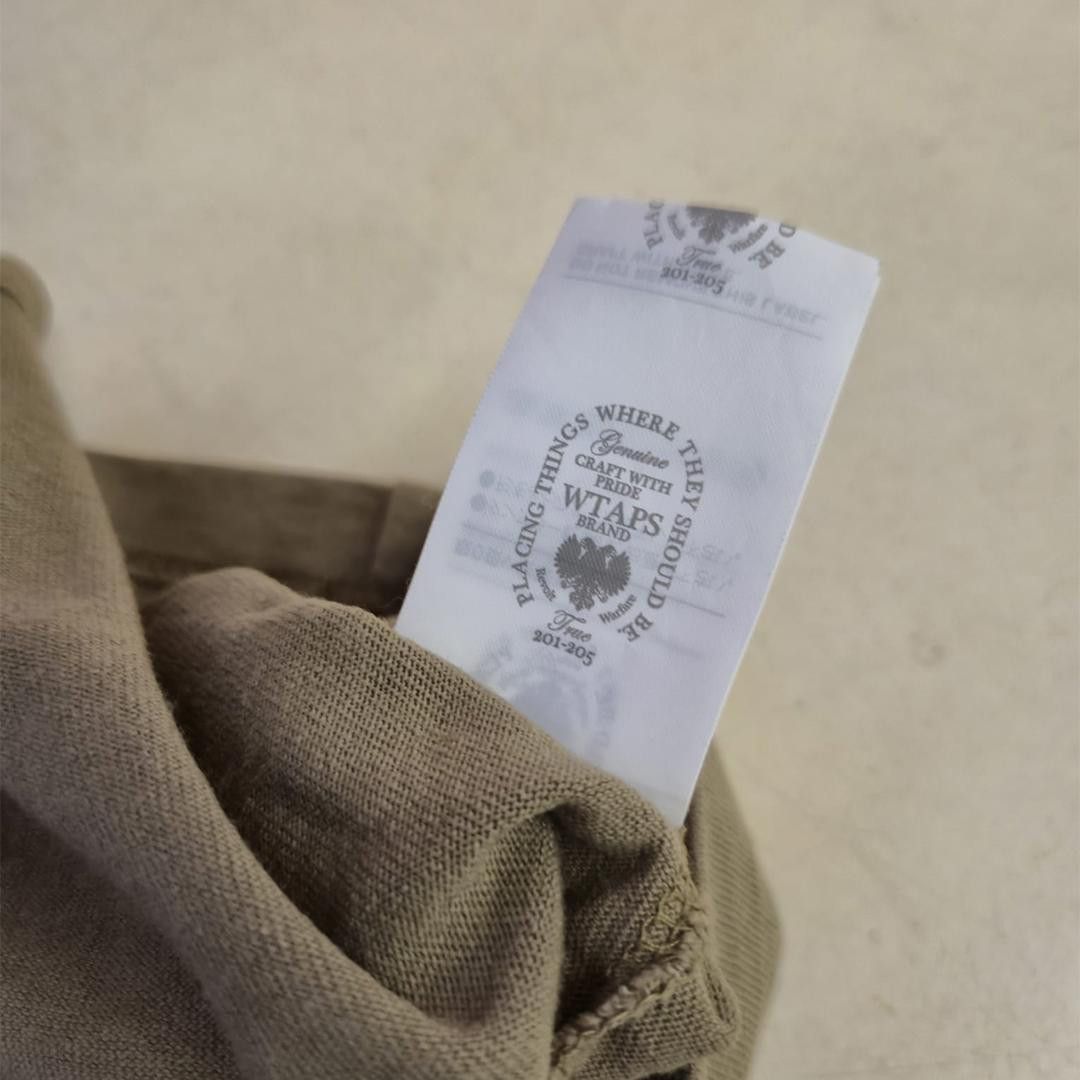 Wtaps WTAPS Blank SS:U-Neck Olive Tee (L) Size US L / EU 52-54 / 3 - 8 Thumbnail