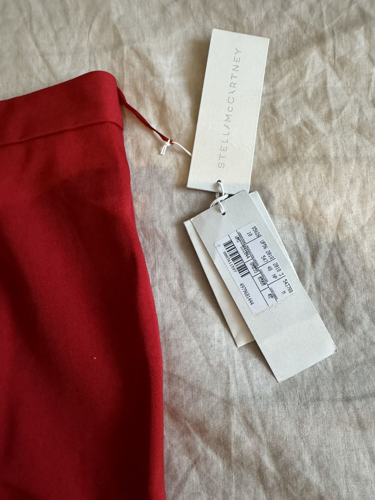 Stella McCartney BNWT Stella McCartney 42 red trousers elegant zip Size 28" / US 6 / IT 42 - 4 Thumbnail
