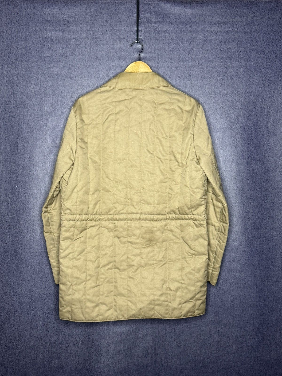 Aquascutum Aquascutum Quilted Jacket Beige Check Lining Vintage Mens Size US L / EU 52-54 / 3 - 4 Thumbnail