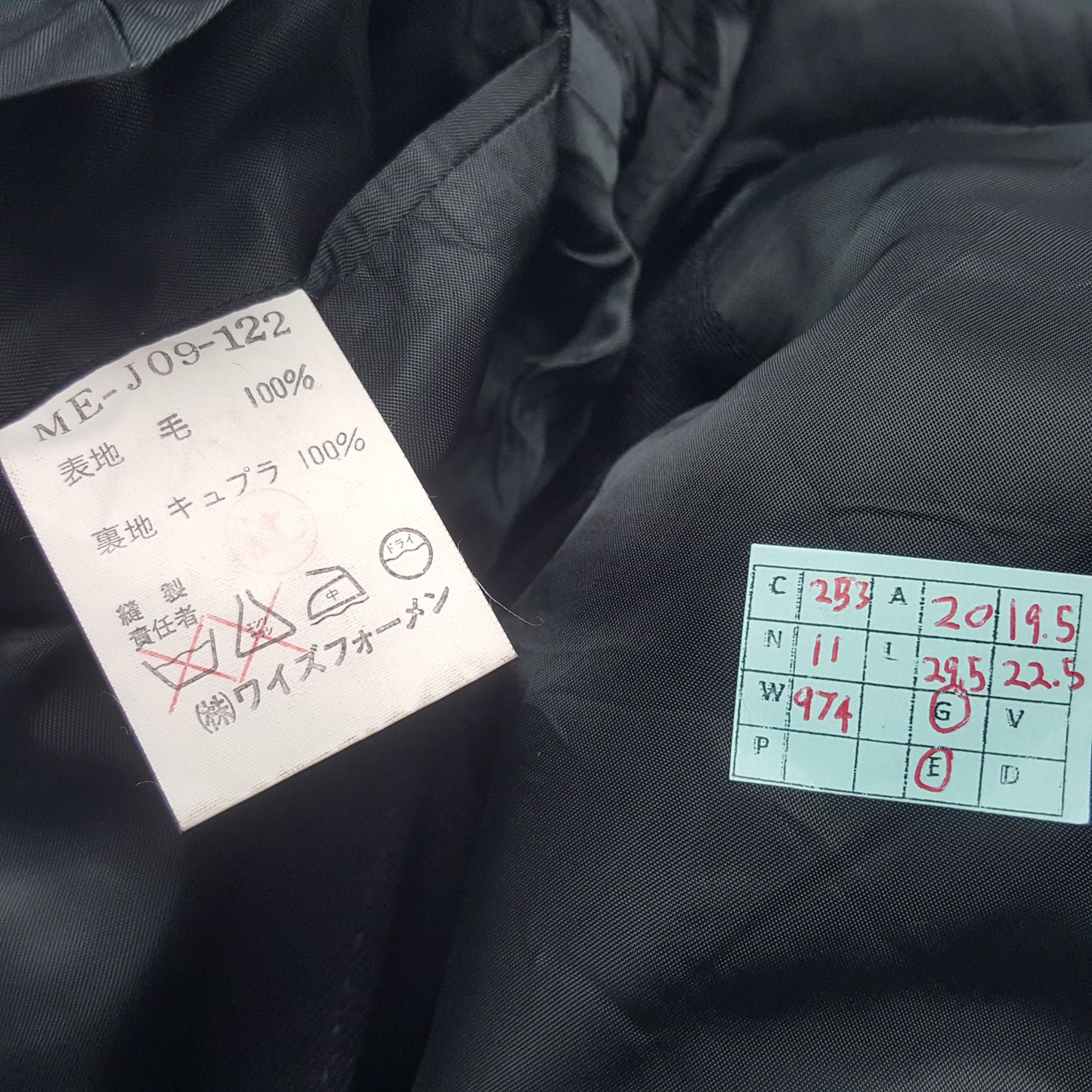 Vintage × Y's for Men × Yohji Yamamoto Vintage Ys For Men by Yohji Yamamoto Blazer Coat Size US S / EU 44-46 / 1 - 7 Thumbnail