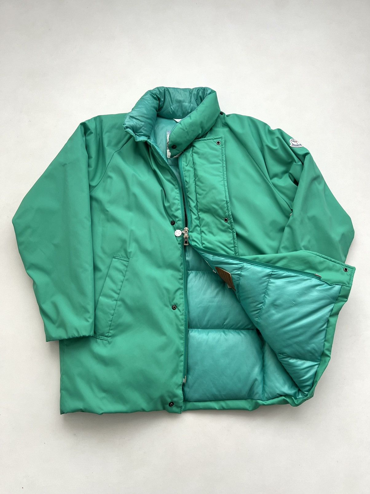 Moncler Grenoble 🔥 80s Moncler Grenoble Green Down Puffer Jacket Size US L / EU 52-54 / 3 - 7 Thumbnail