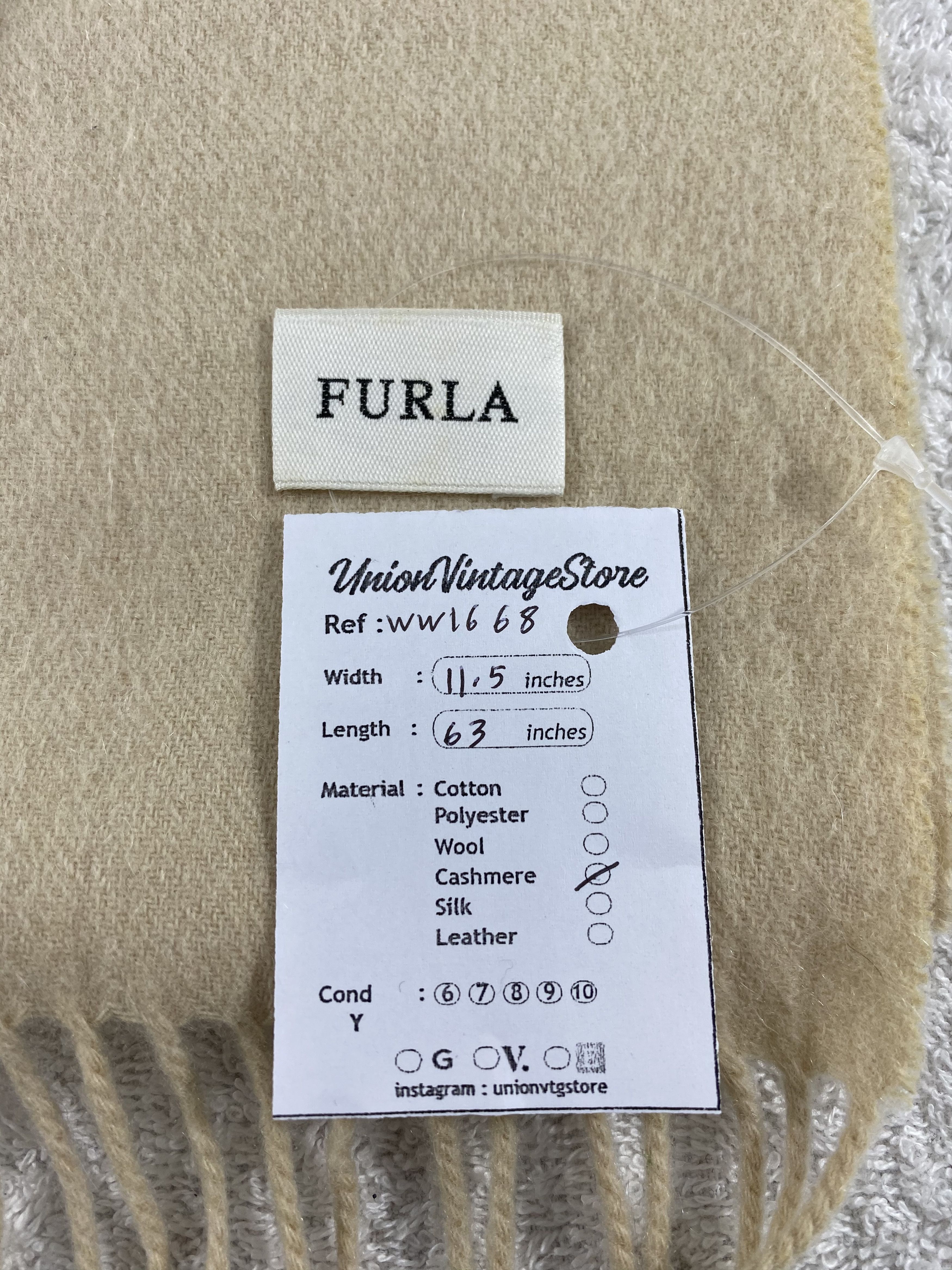 Furla × Vintage Furla Scarf / Muffler / Neckwear - WW1668 Size ONE SIZE - 5 Thumbnail