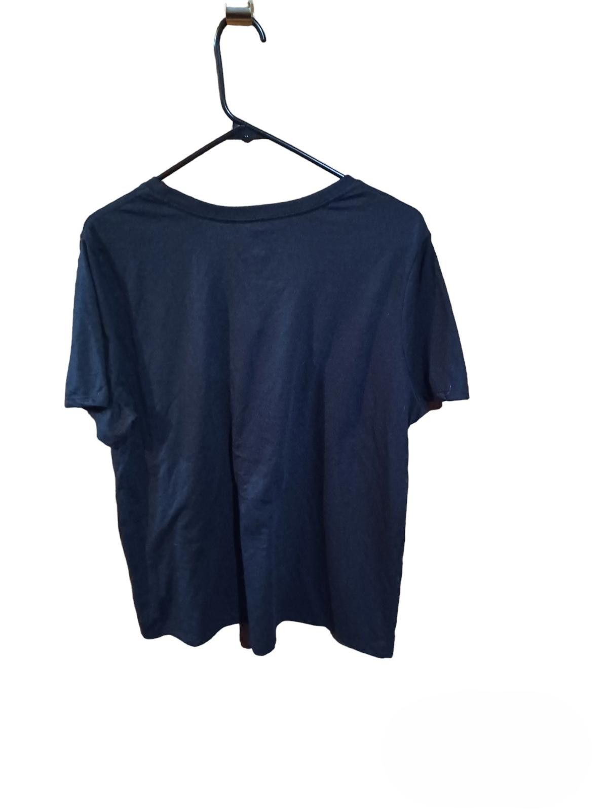 Other Black Graphic Print Short Sleeve T-Shirt Size 3XL / US 20-22 - 2 Thumbnail
