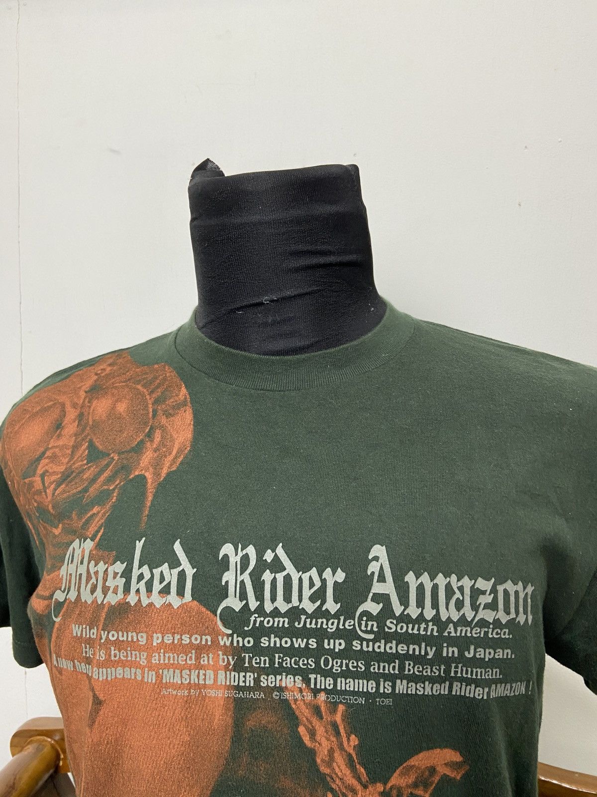 Anime ❤️‍🔥SEND OFFER ❤️‍🔥VINTAGE MASKED RIDER AMAZON RARE GRAPHICS Size US M / EU 48-50 / 2 - 5 Thumbnail