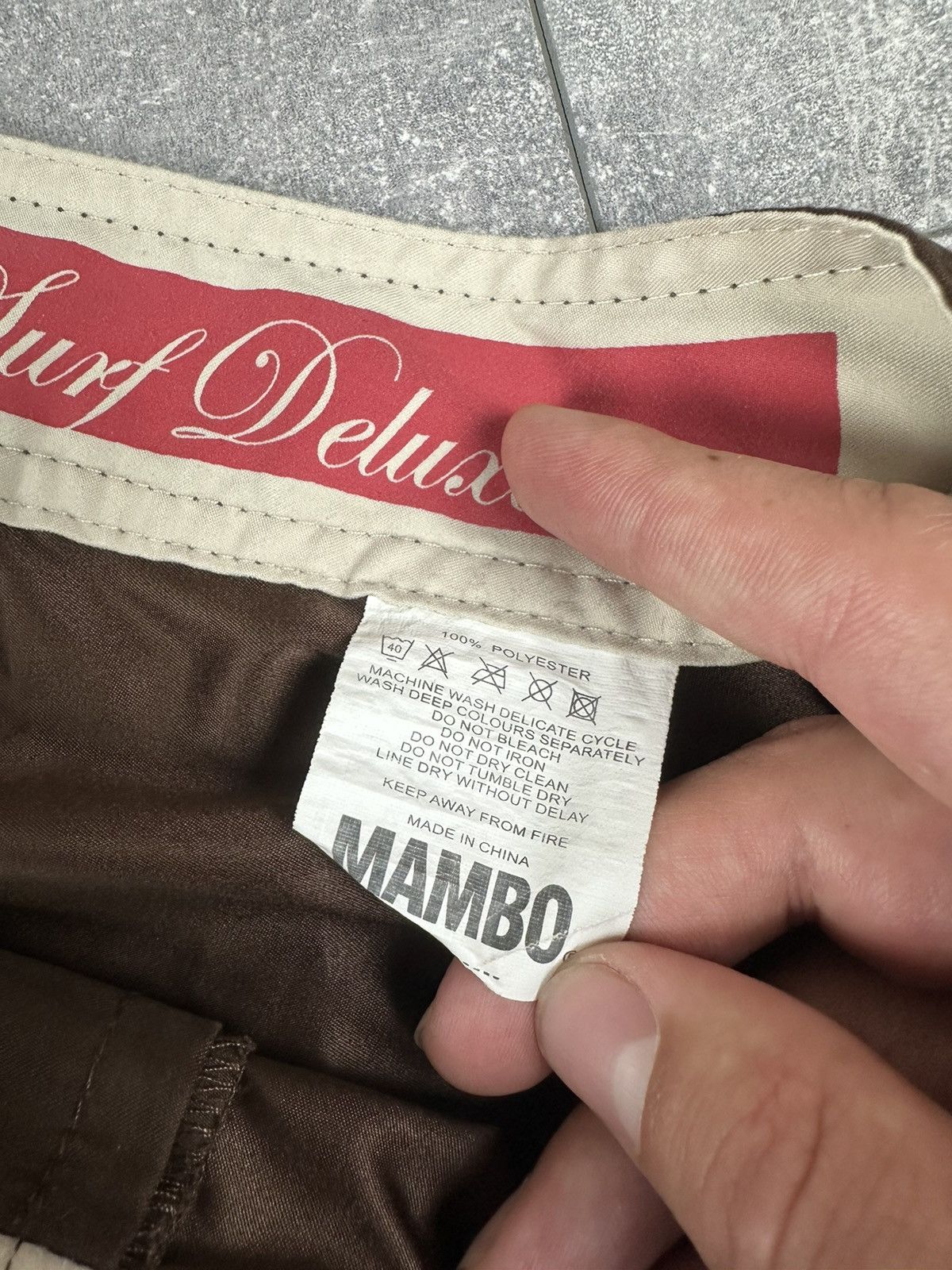 Mambo Mambo Surf Y2K Brown Boards-Shorts Overprint Logo Size US 32 / EU 48 - 10 Thumbnail