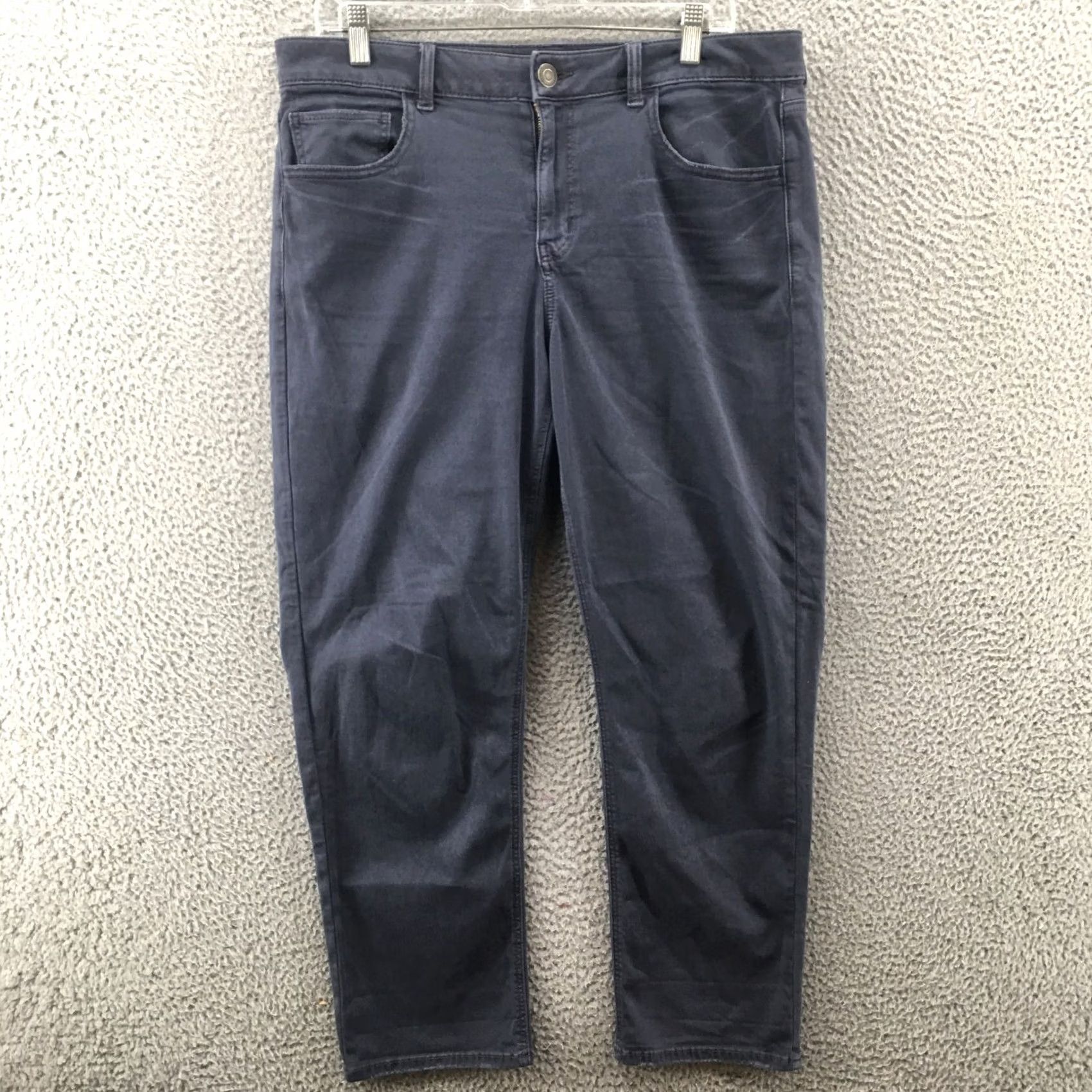 American Eagle Outfitters American Eagle Outfitters Jeans Tomgirl Womens 14 Gray Cotton Blend Stretch Regular 5-Pocket Denim Vintage? No Size 36" / US 14 / IT 50 - 2 Thumbnail