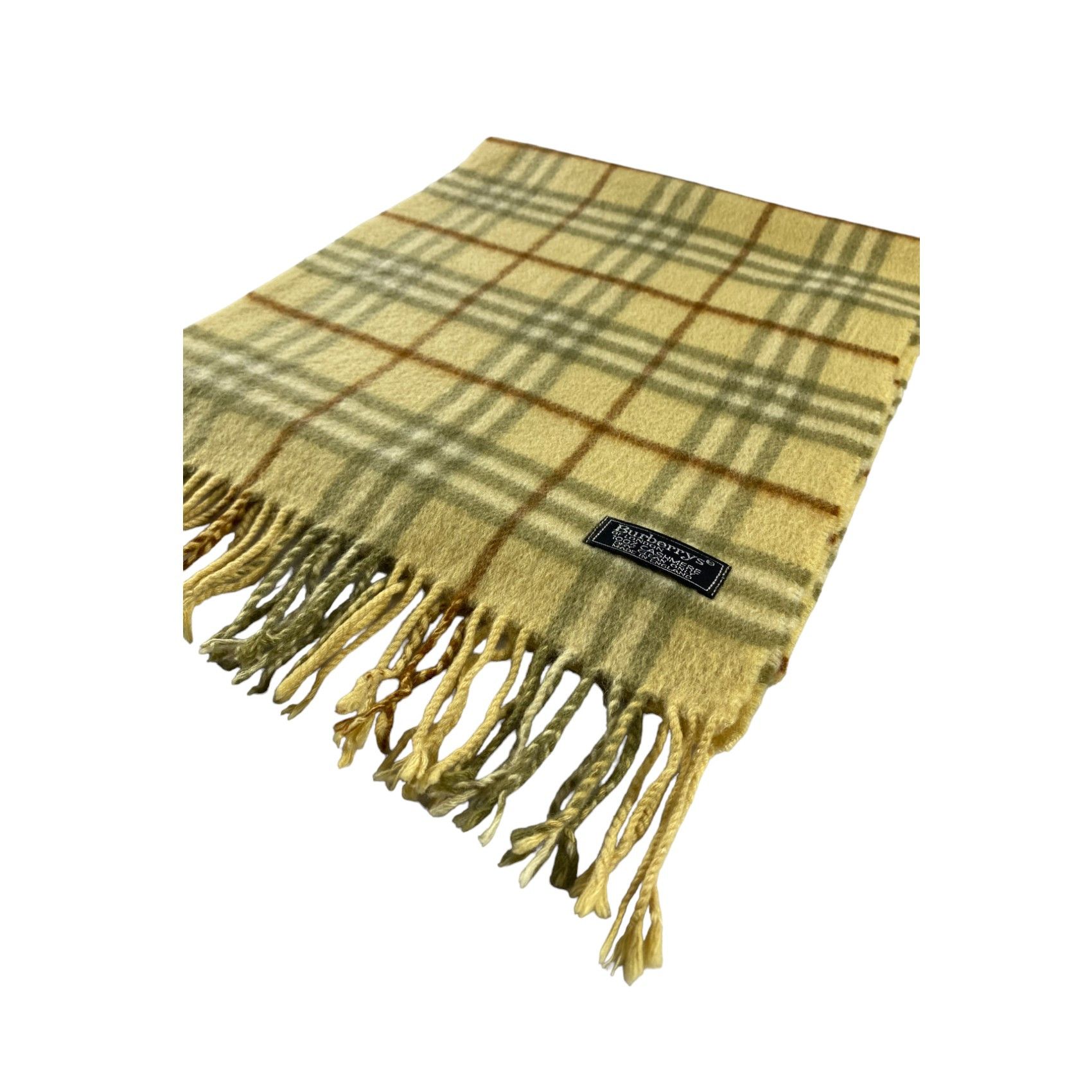 Burberry × Vintage Burberry Scarf / Muffler / Neckwear - WW1524 Size ONE SIZE - 4 Thumbnail