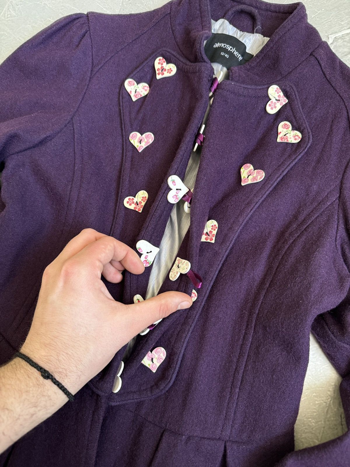 Hysteric Glamour Vintage Military Napoleon Bohemian Wool Blazer Jacket Size M / US 6-8 / IT 42-44 - 13 Thumbnail