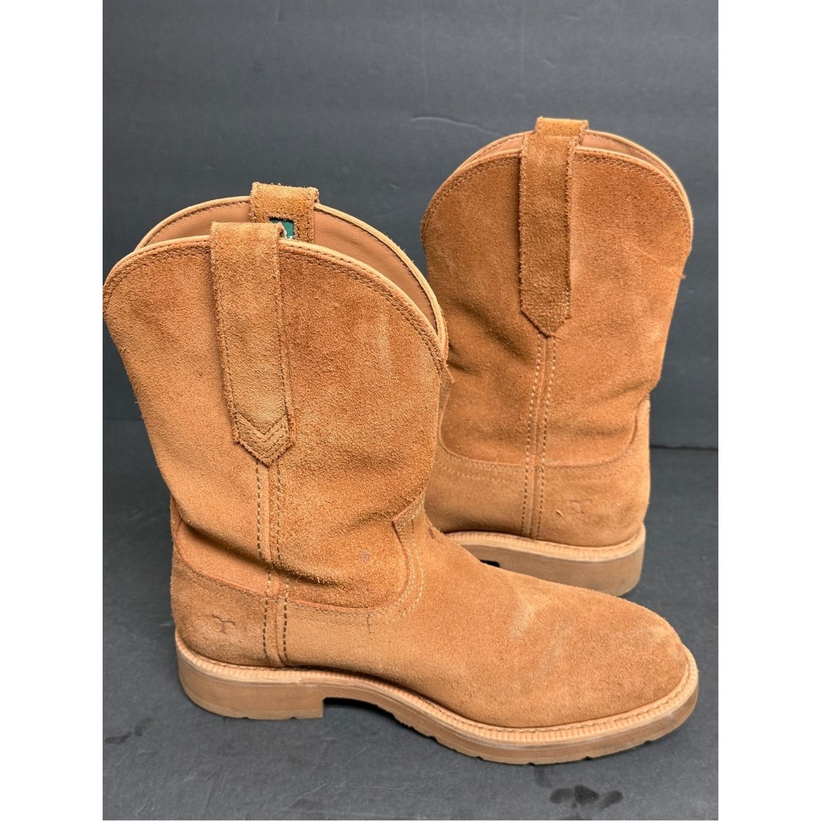 Tecovas Tecovas Rugged Roper Boot Mens 8D Cashew Roughout Cashew Size US 8 / EU 41 - 9 Thumbnail